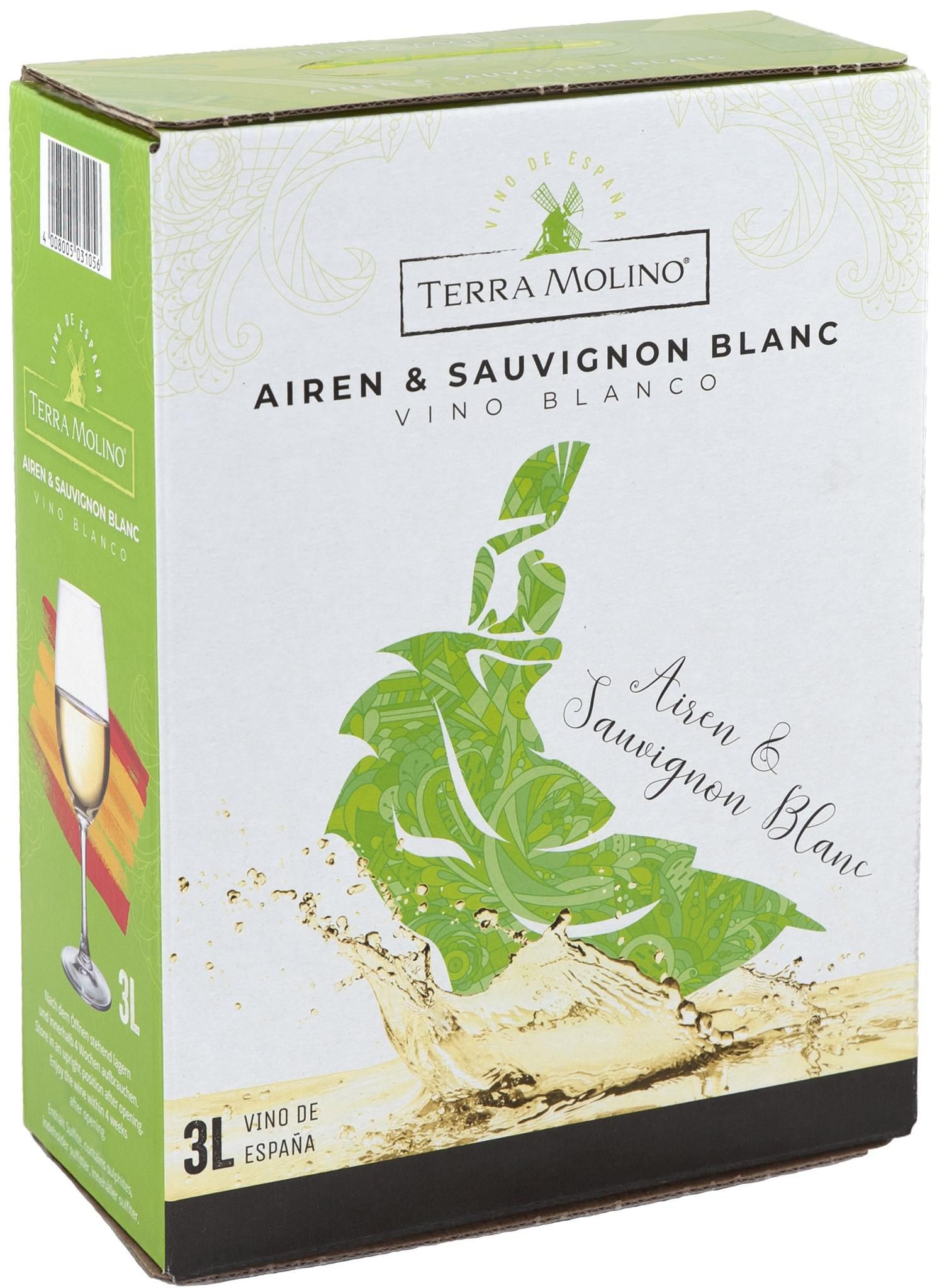 Nápoje - Terra Molino Airen Sauvignon Blanc 3L BIB