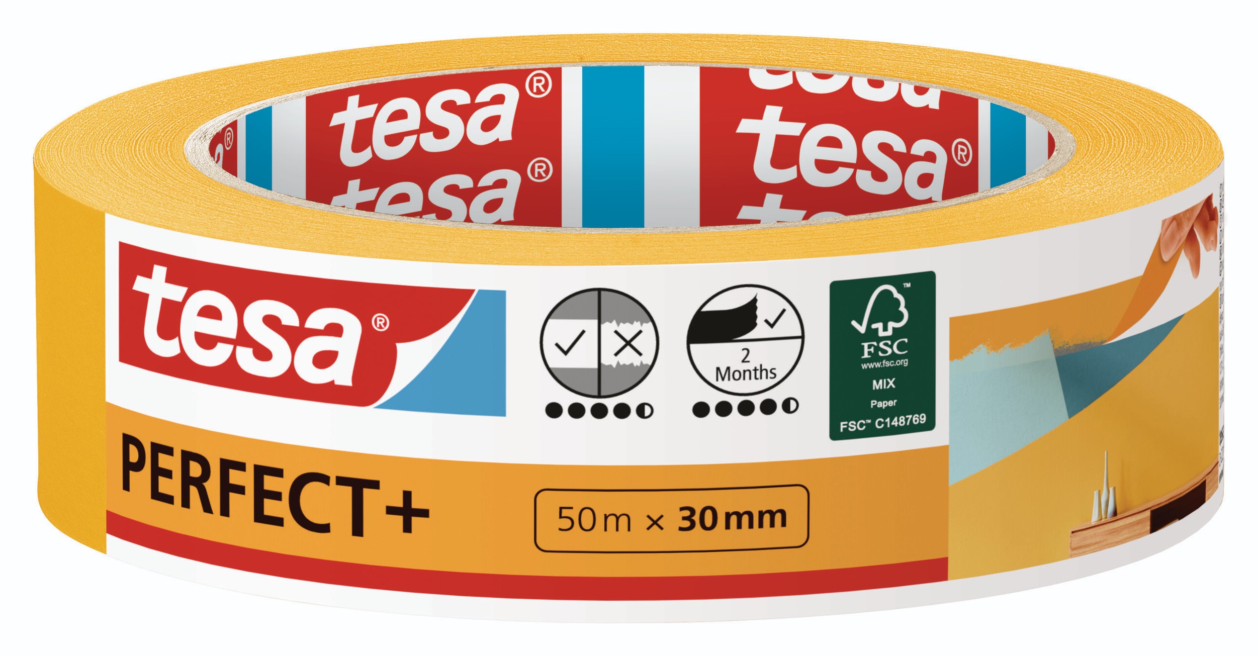 Domácnost a Zahrada - Tesa maskovací páska Perfect+ 50x30