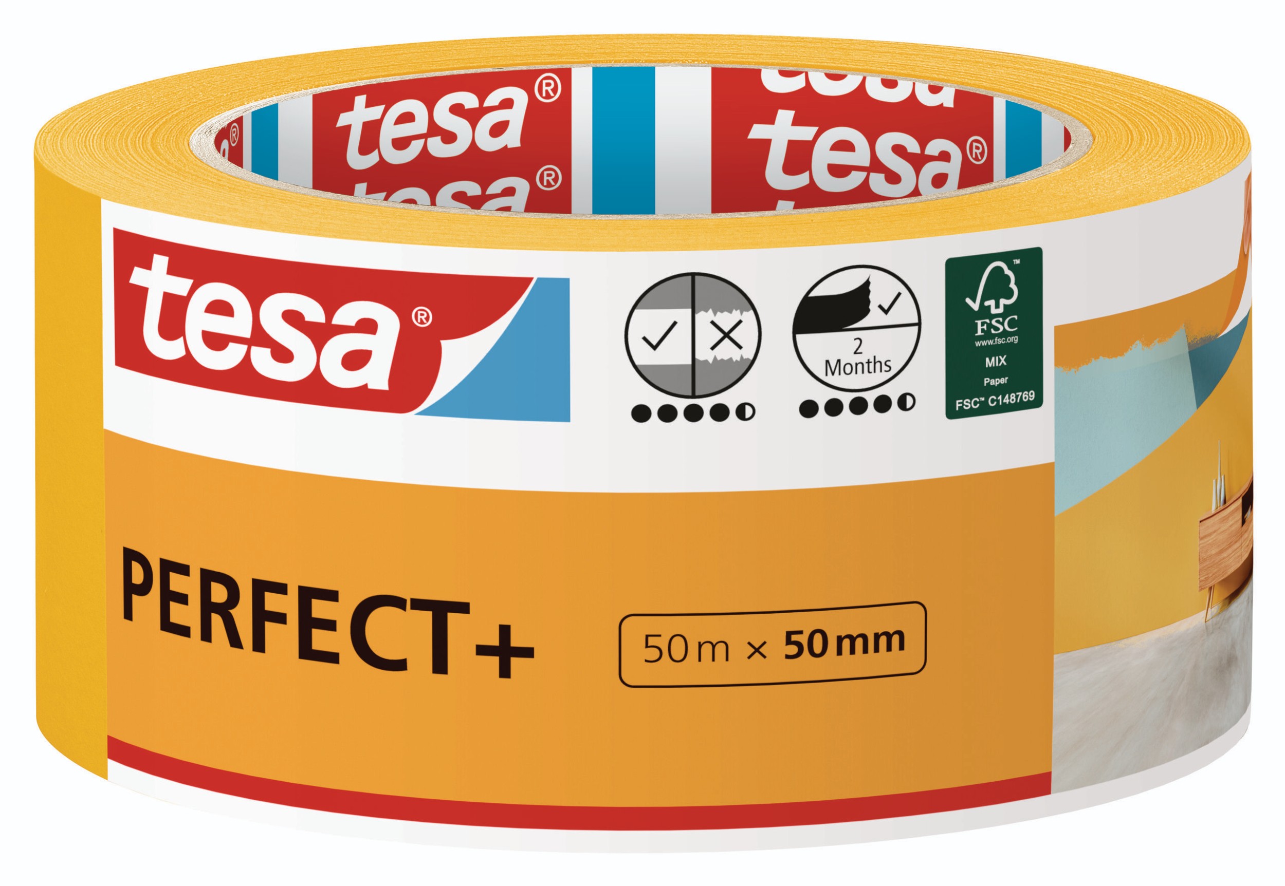 Domácnost a Zahrada - Tesa maskovací páska Perfect+ 50x50
