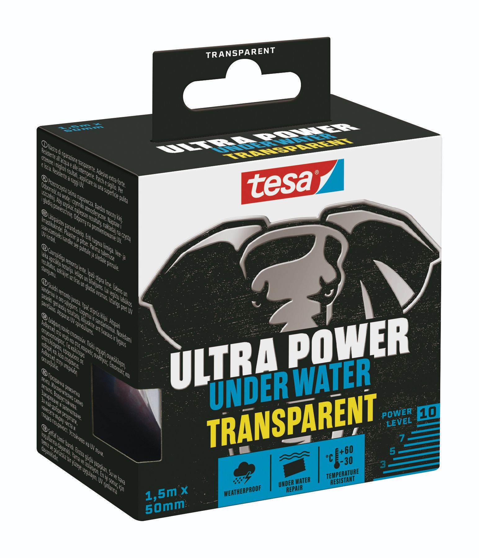 Domácnost a Zahrada - Tesa Ultra Power pod vodu průhledná páska