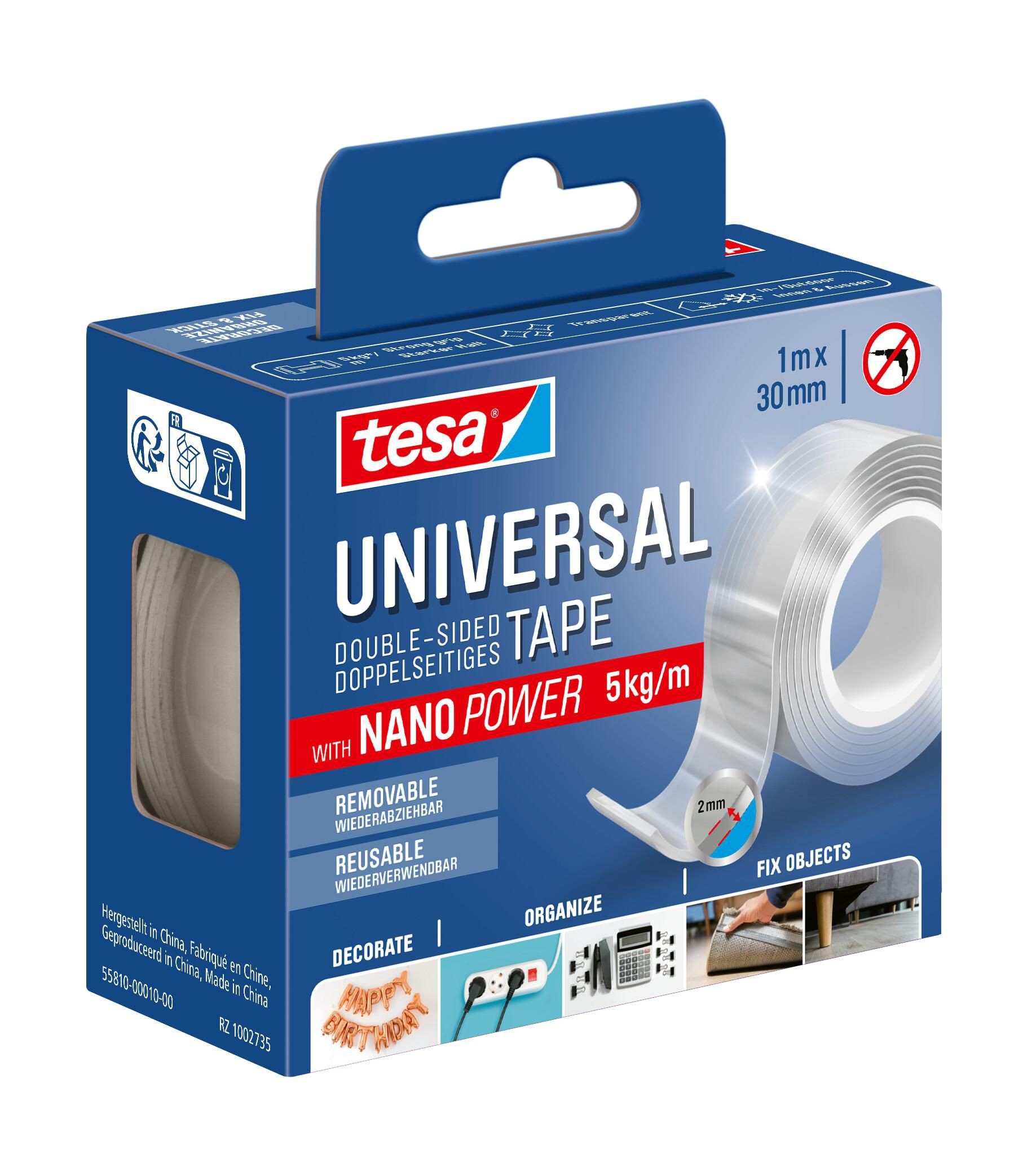 Domácnost a Zahrada - Tesa® Universal páska Nano Power lepící páska