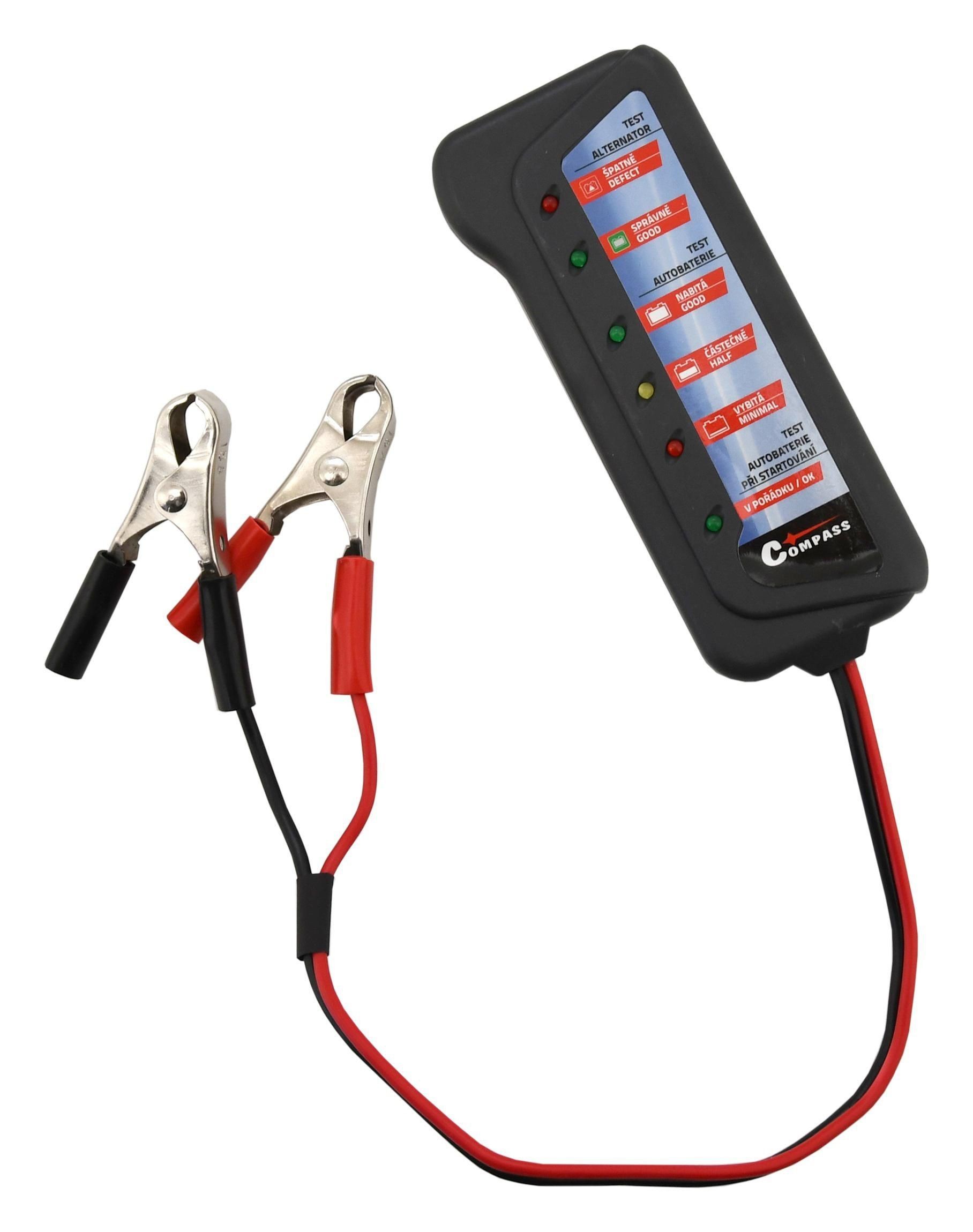 Auto-moto - Tester autobaterie a alternátoru 12V