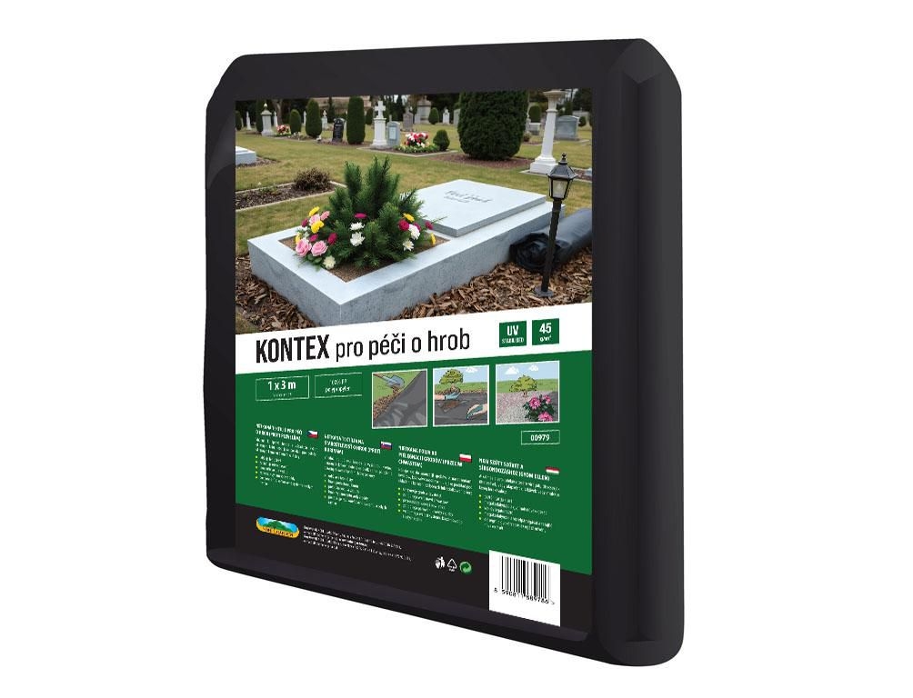 Domácnost a Zahrada - Textilie KONTEX mulčovací hřbitovní 1x3m