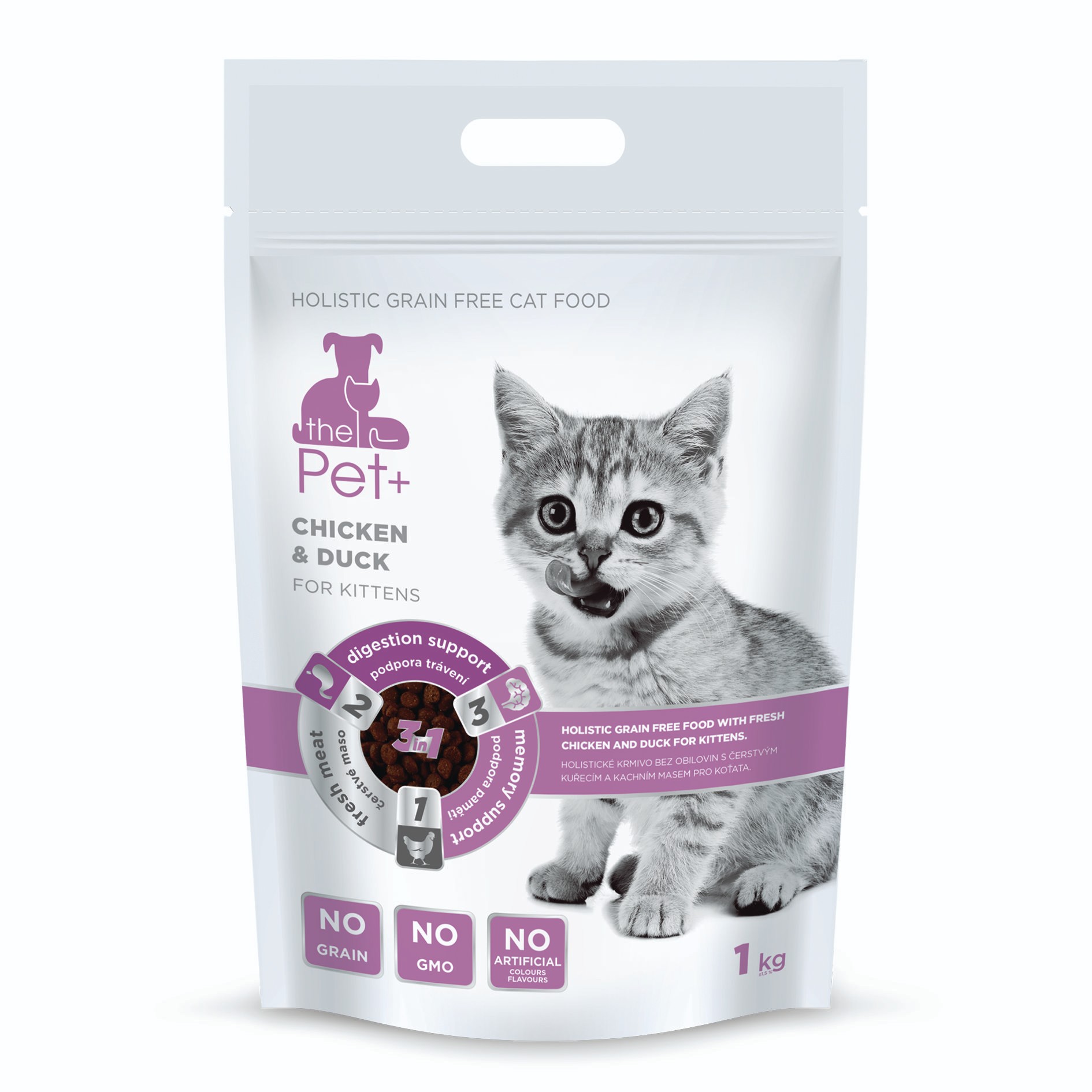 thePet+ Chicken & Duck Kittens kompletní krmivo pro koťata 1 kg-0