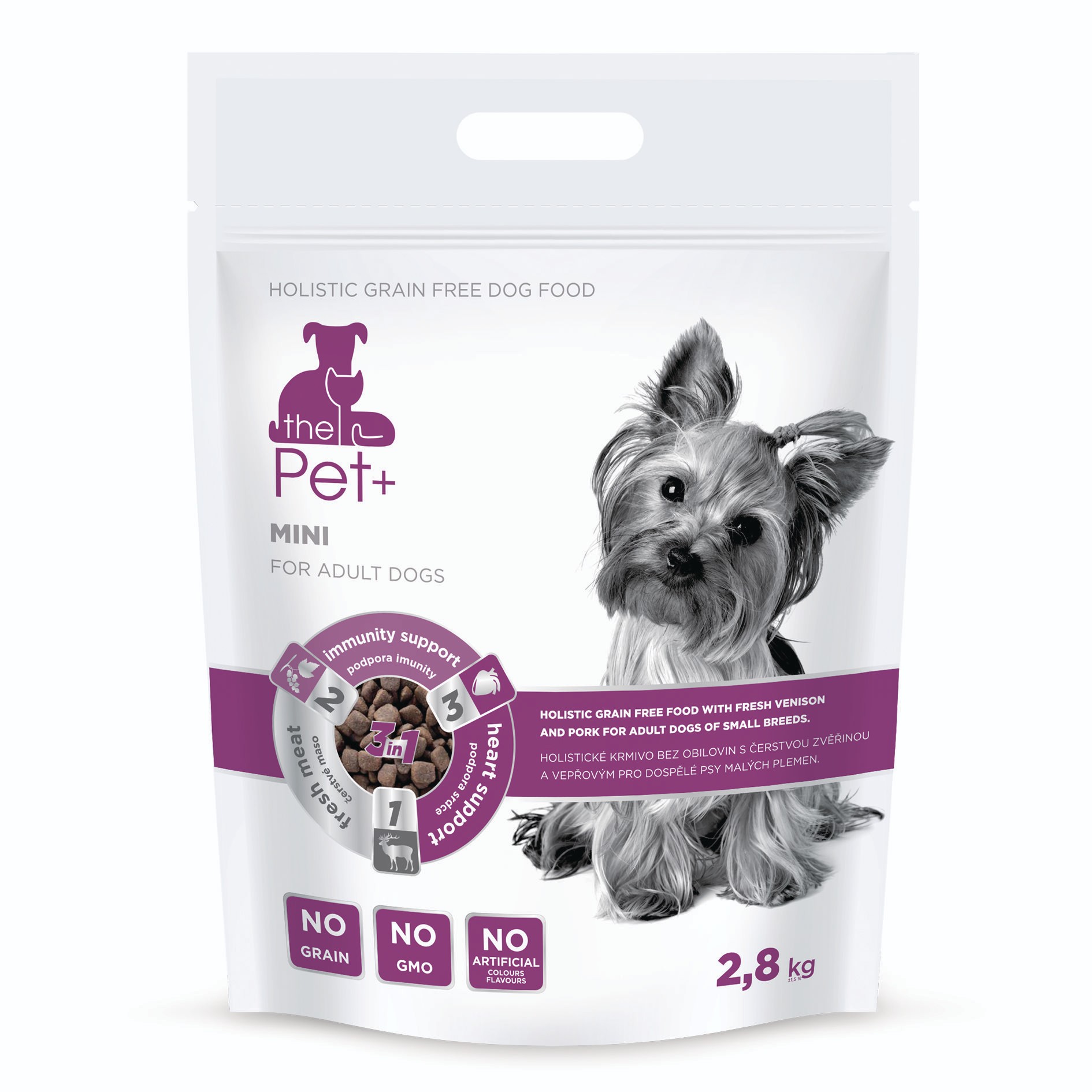 Svět zvířat - thePet+ Mini kompletní krmivo pro malé psy 2,8 kg