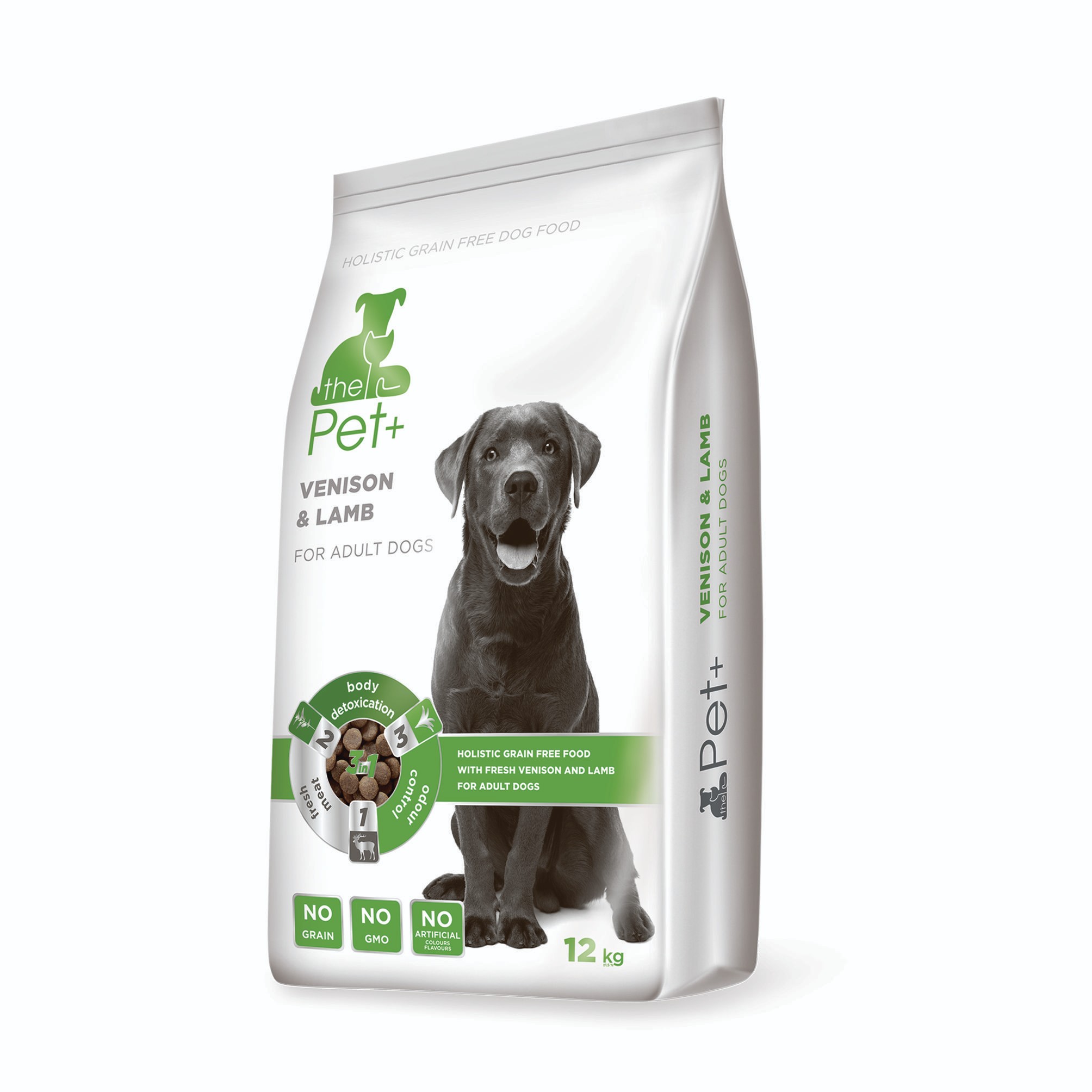 Svět zvířat - thePet+ Venison & Lamb kompletní krmivo pro psy 12 kg