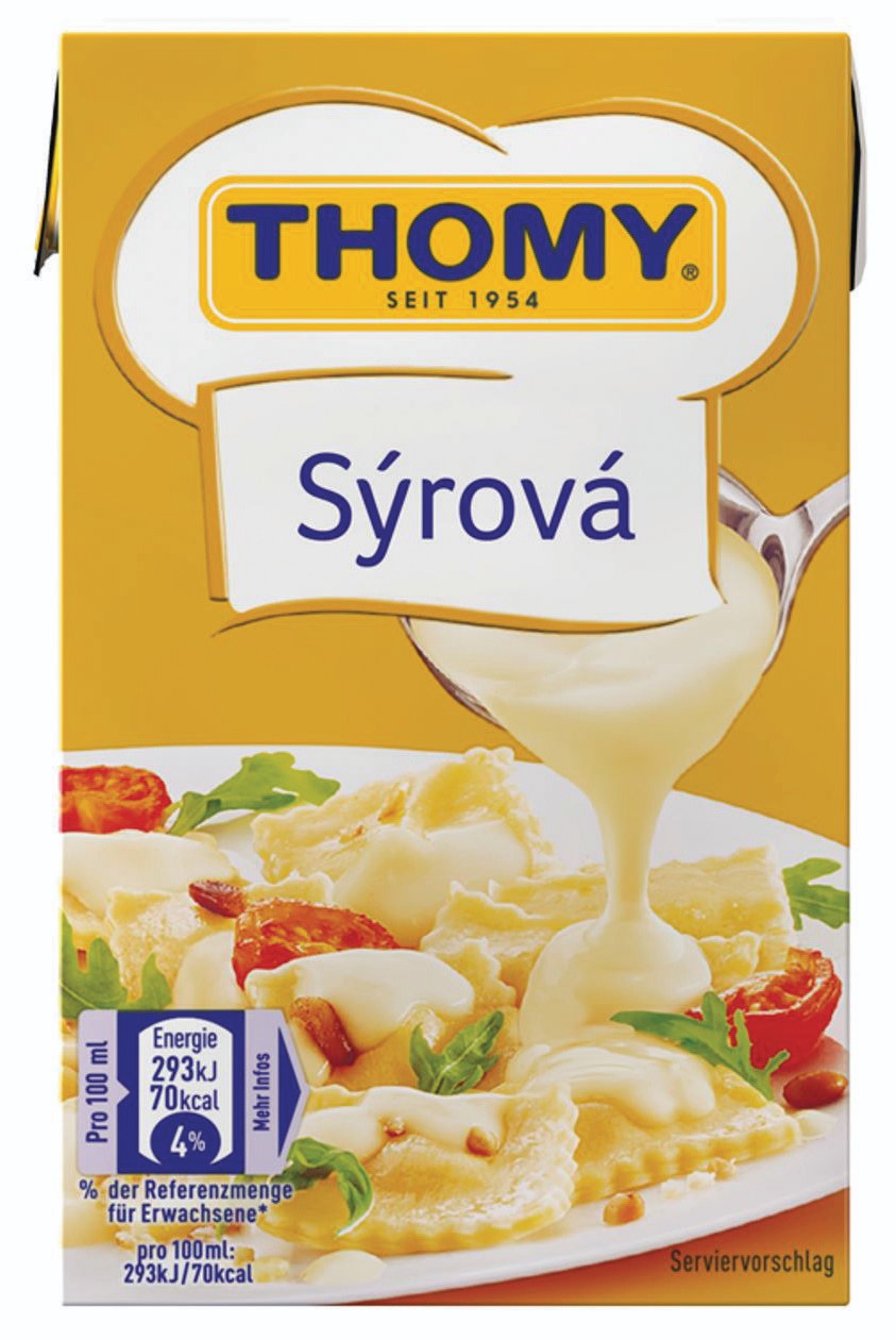 Trvanlivé potraviny - Thomy Smetanovo-sýrová omáčka 250 ml