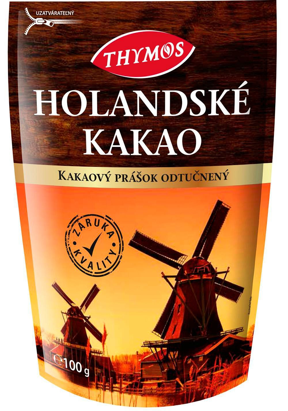 Nápoje - Thymos Holandské kakao odtučněné 100g