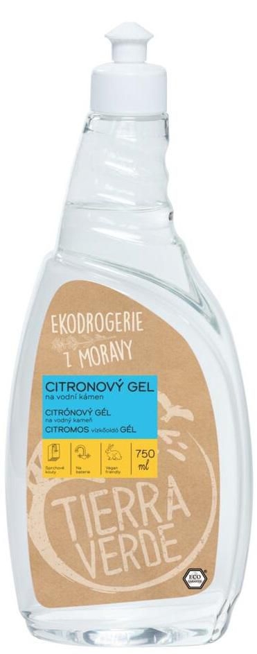 Drogerie a kosmetika - Tierra Verde Citronový gel na vodní kámen 750 ml