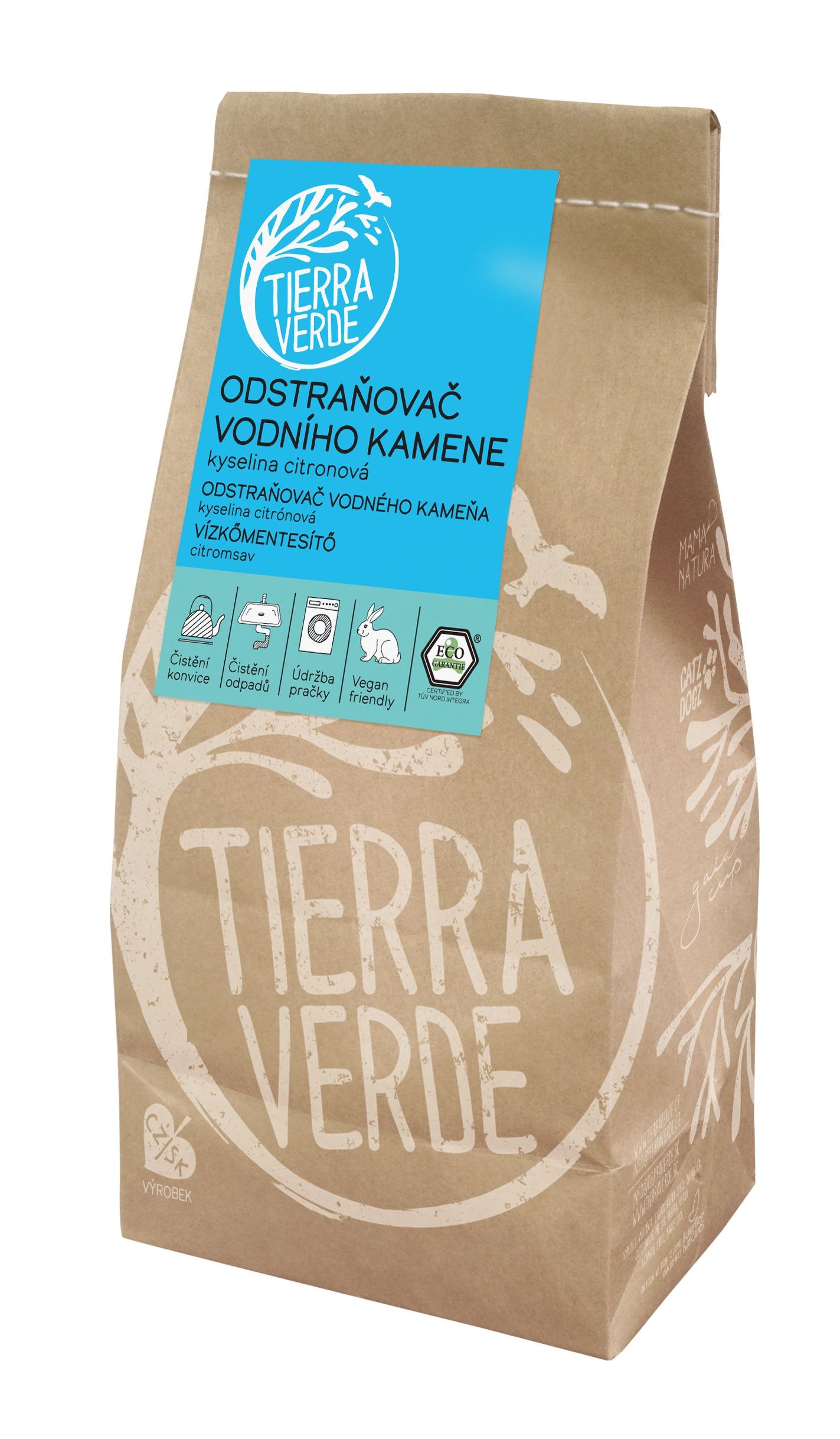 Drogerie a kosmetika - Tierra Verde Odstraňovač vodního kamene, kyselina citronová 1kg