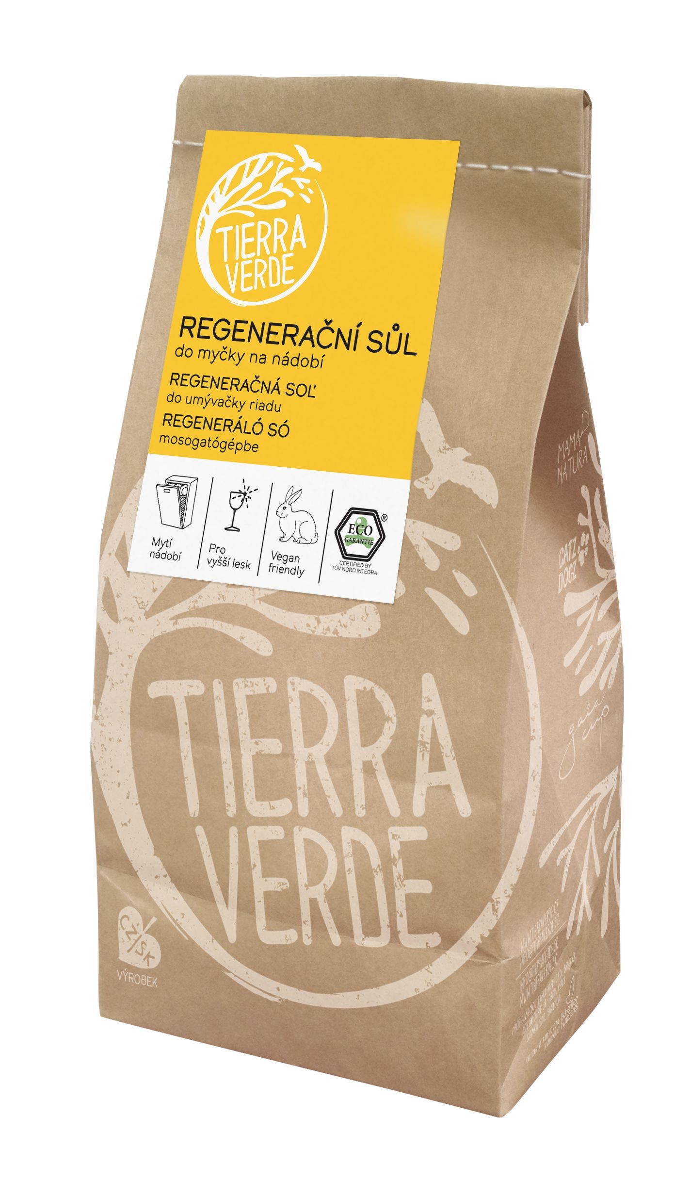 Drogerie a kosmetika - Tierra Verde Sůl do myčky 2kg