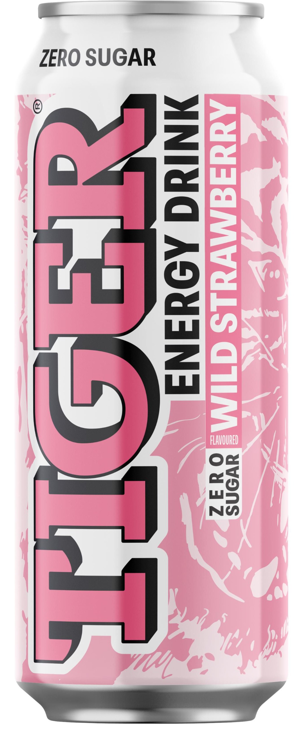 Nápoje - Tiger energy drink  ZERO Wild Strawberry flavoured 0,5l plech