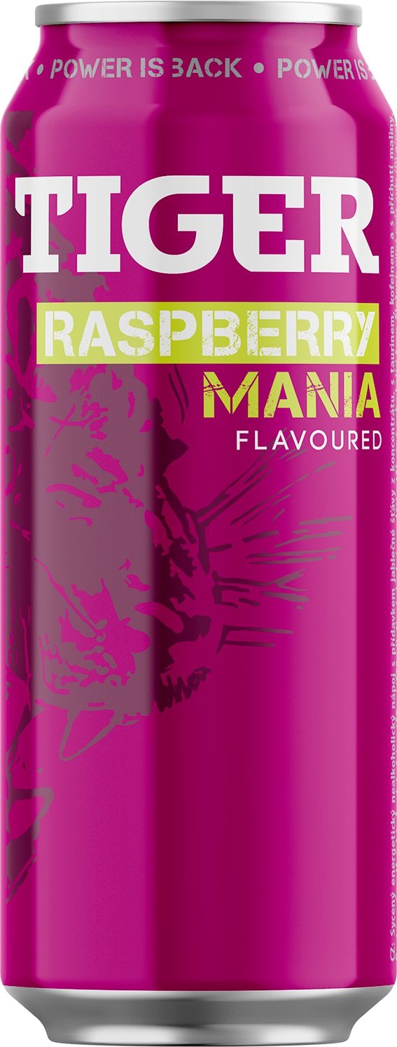 Nápoje - Tiger Malina 0,5l