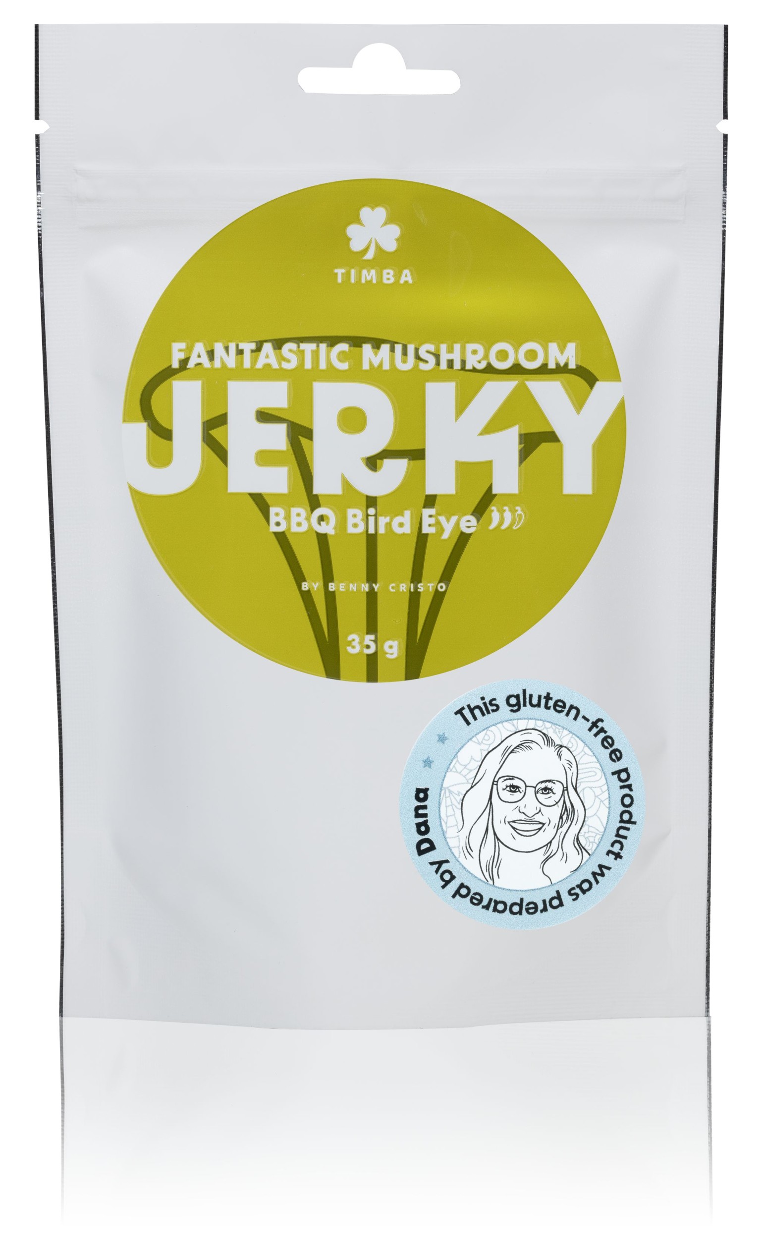 Zdravý svět - Timba fantastic mushroom jerky BBQ Bird Eye 35g