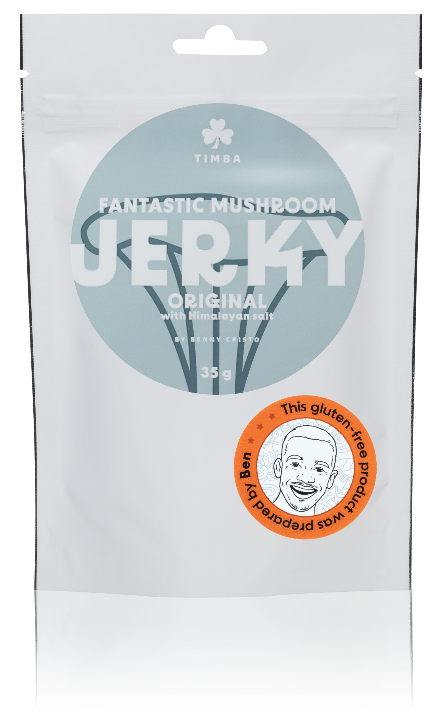 Zdravý svět - Timba Fantastic mushroom jerky Original with himalayan salt 35g