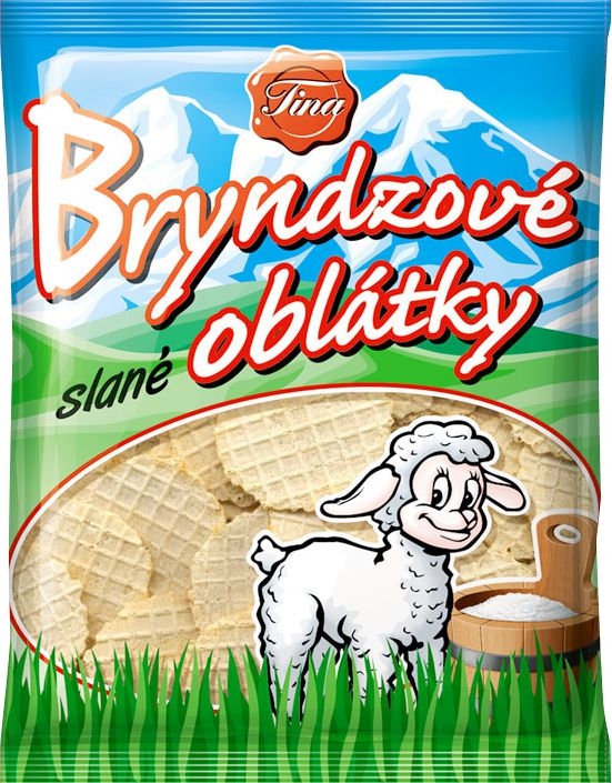 Trvanlivé potraviny - Tina Bryndzové oblátky slané 50 g