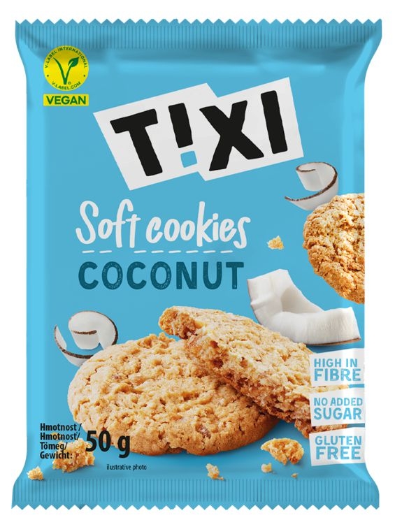 Zdravý svět - TIXI Měkká sušenka kokosová bez lepku 50 g