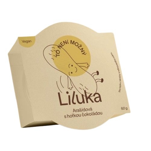 To není možný Liluka arašídová s hořkou čokoládou 60g
