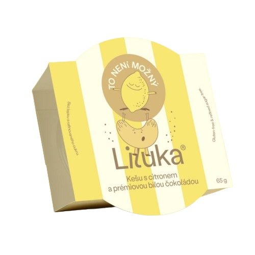 To není možný Liluka citrónová s kešu a prémiovou bílou čokoládou 65g