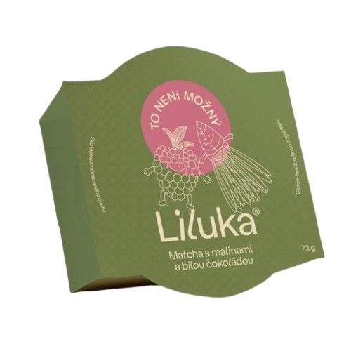 To není možný Liluka matcha s malinami a bílou čokoládou 65g