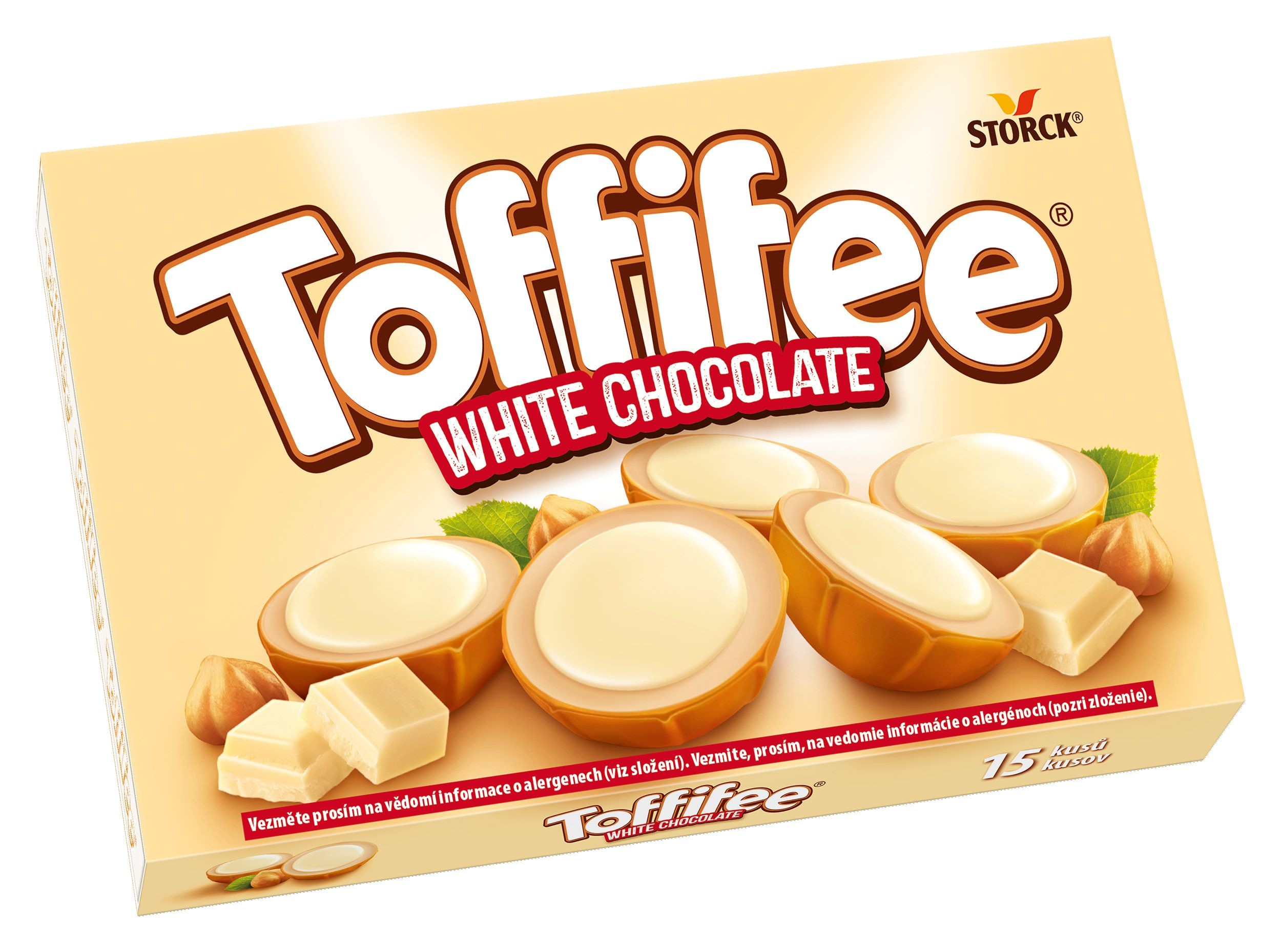 Trvanlivé potraviny - Toffifee White Chocolate 125g