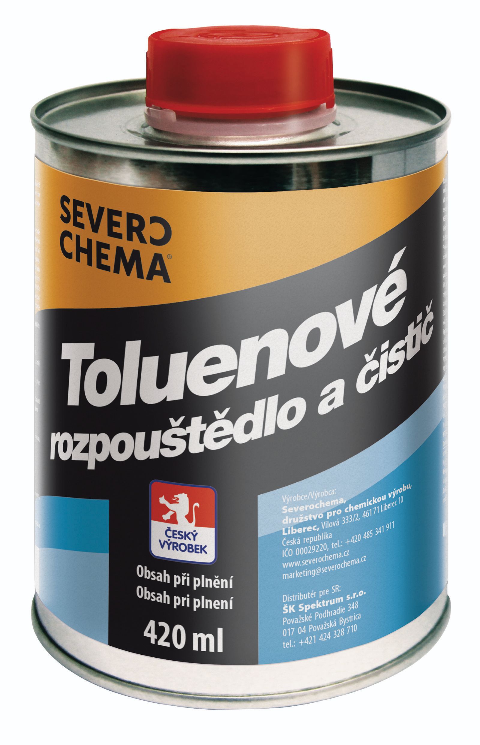Domácnost a Zahrada - Toluen Rozpouštědlo Severochema 420 ml