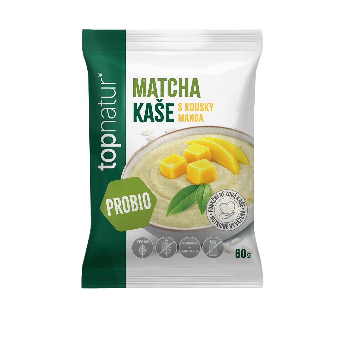 Zdravý svět - Topnatur Probio kaše Matcha s mangem 60 g