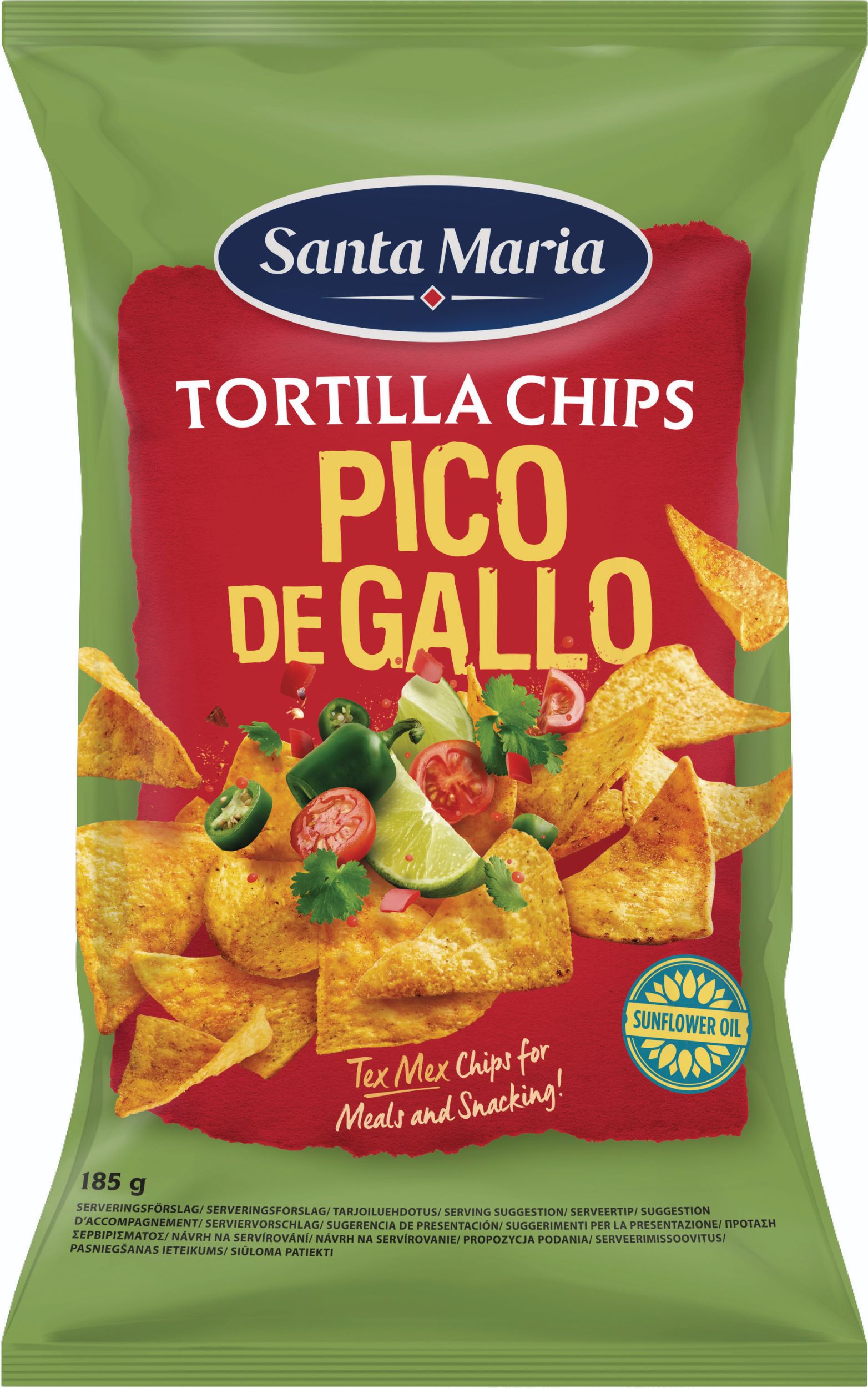 Trvanlivé potraviny - Tortilla chips Pico deGallo 185g