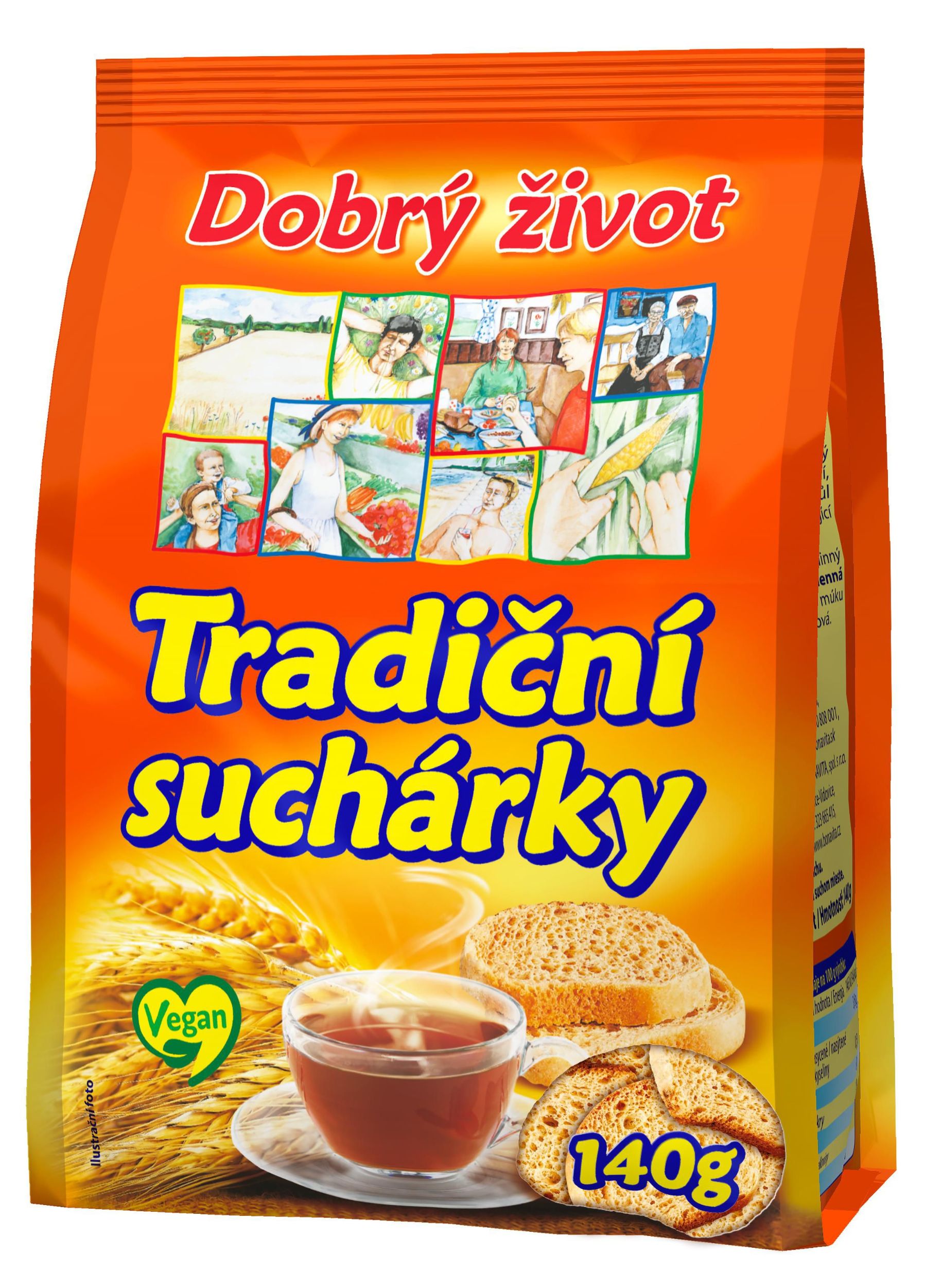 Pekárna a cukrárna - Tradiční suchárky 140g
