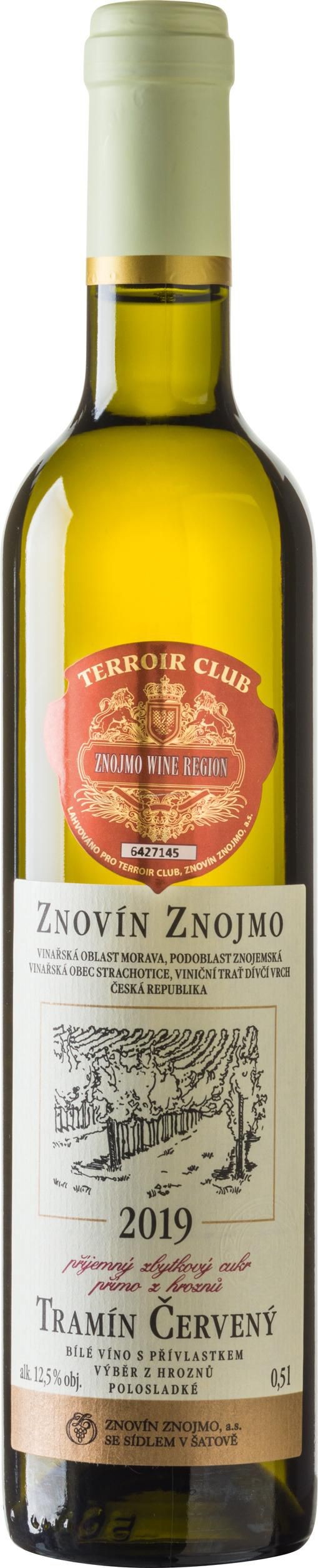 Nápoje - Tramín červený Výběr z hroznů 0,5 l