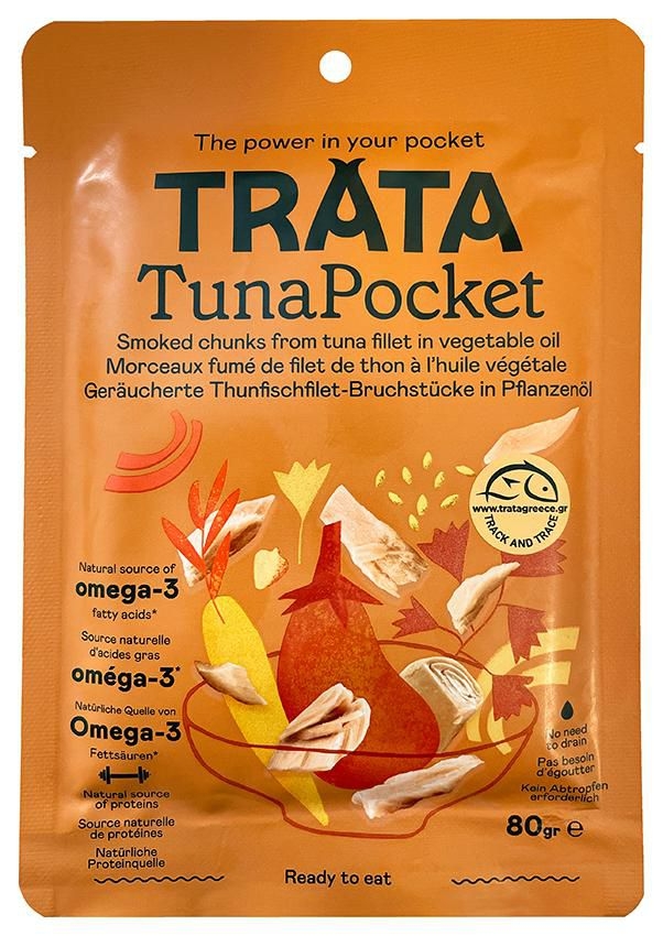 Trvanlivé potraviny - Trata Tuňák uzený v rostlinném oleji 80g