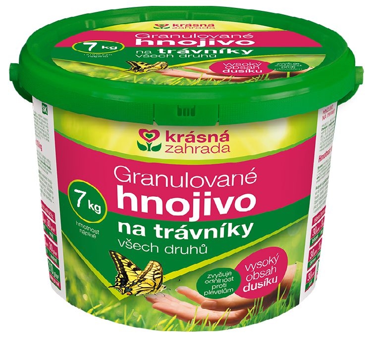 Domácnost a Zahrada - Trávní Hnojivo Krásná Zahrada 7 kg