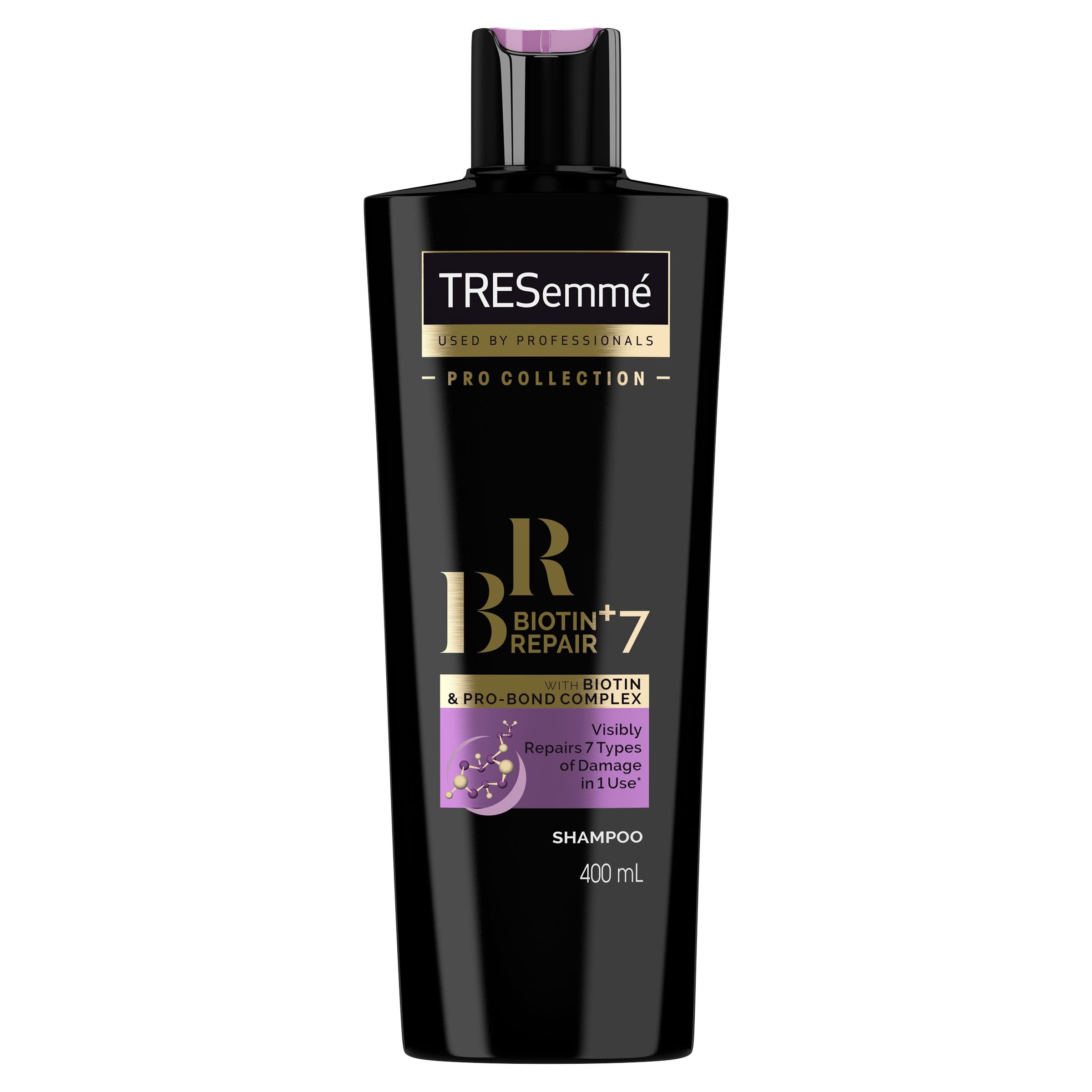 Drogerie a kosmetika - TRESemmé Biotin+Repair 7 Šampon pro obnovu poškozených vlasů 400ml