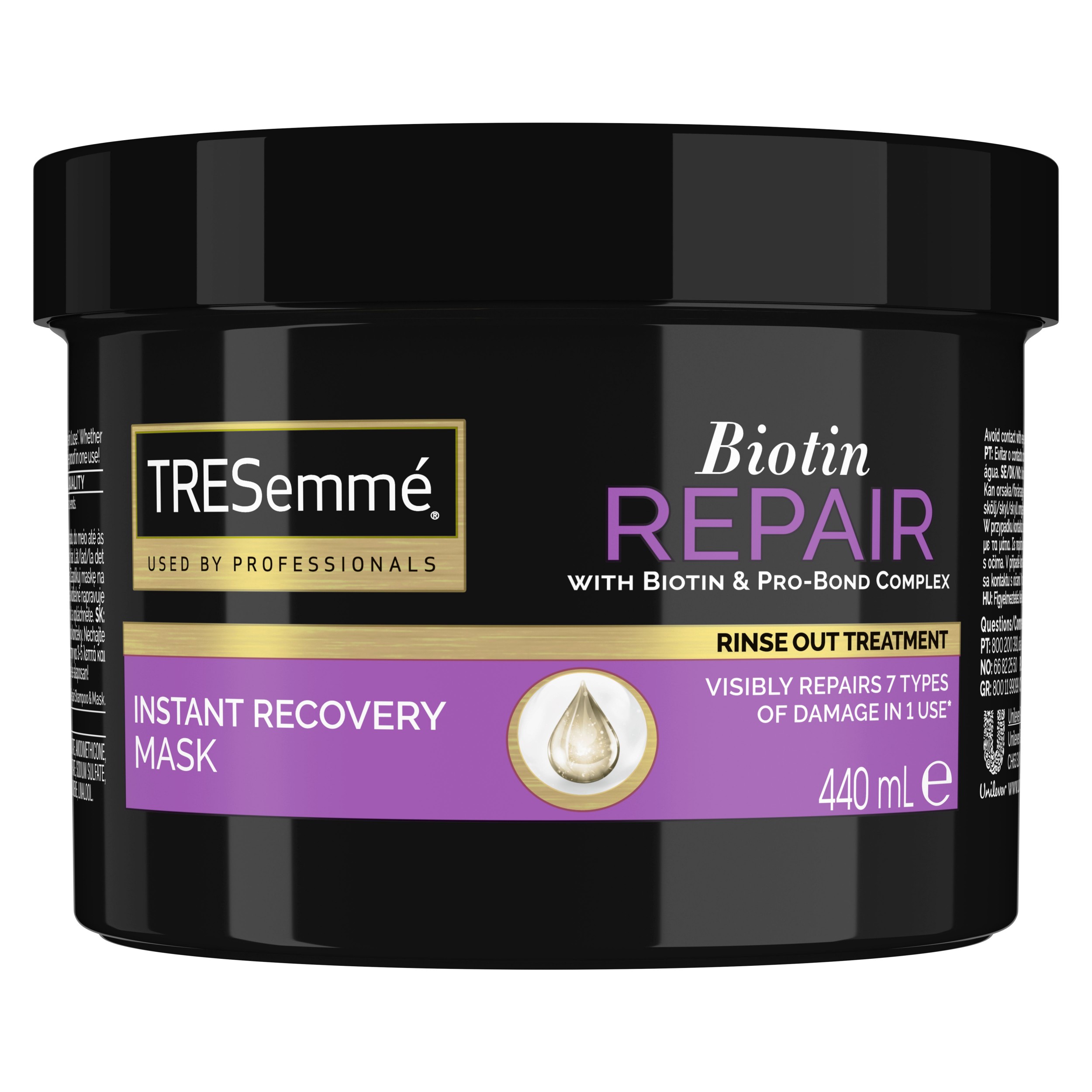 Drogerie a kosmetika - TRESemmé Biotin Repair maska 440 ml
