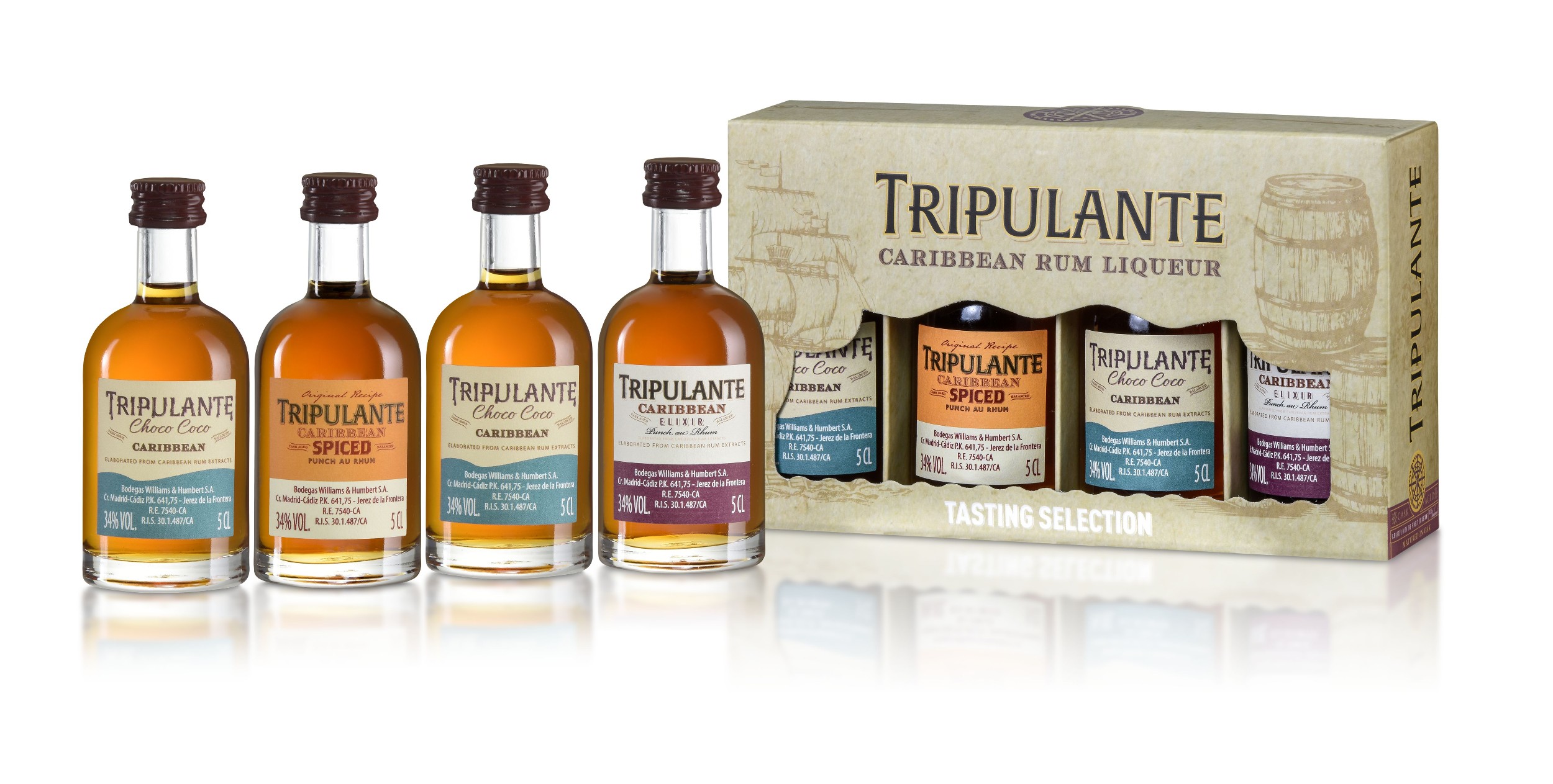 Nápoje - Tripulante Tasting set 4 x 50ml