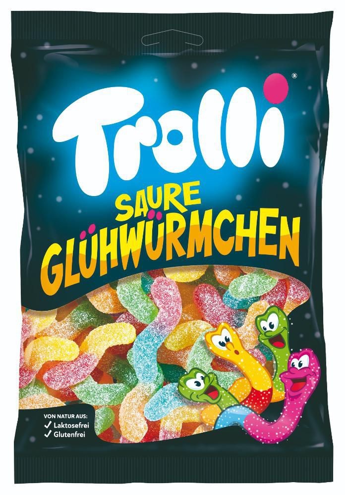 Trvanlivé potraviny - Trolli Kyselý červík 200g