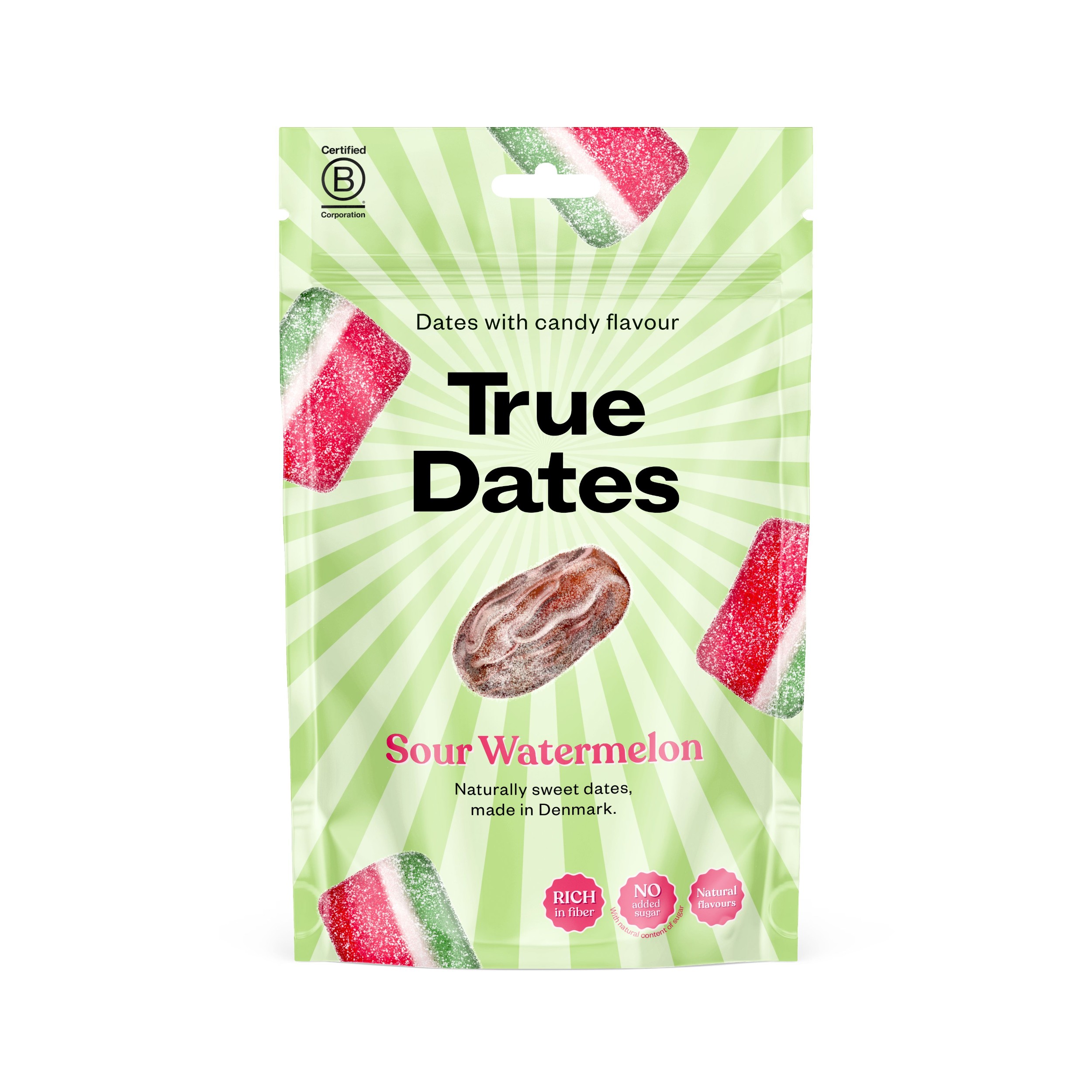 Zdravý svět - True Dates Datle s příchutí kyselý meloun 100g