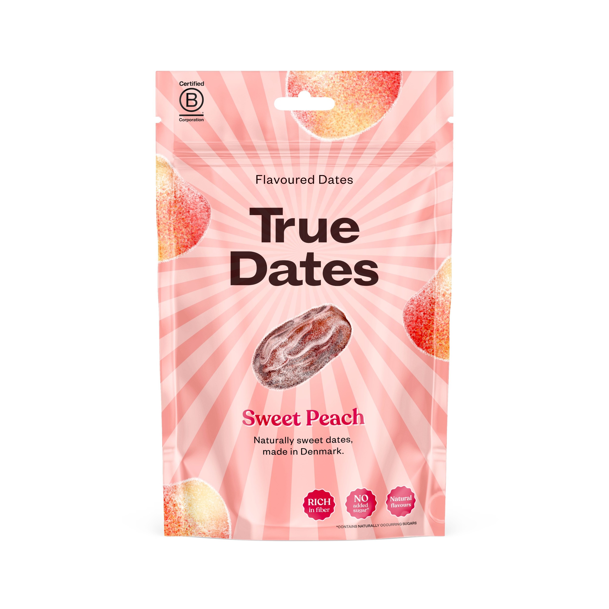 Zdravý svět - True Dates s příchutí broskve 100g