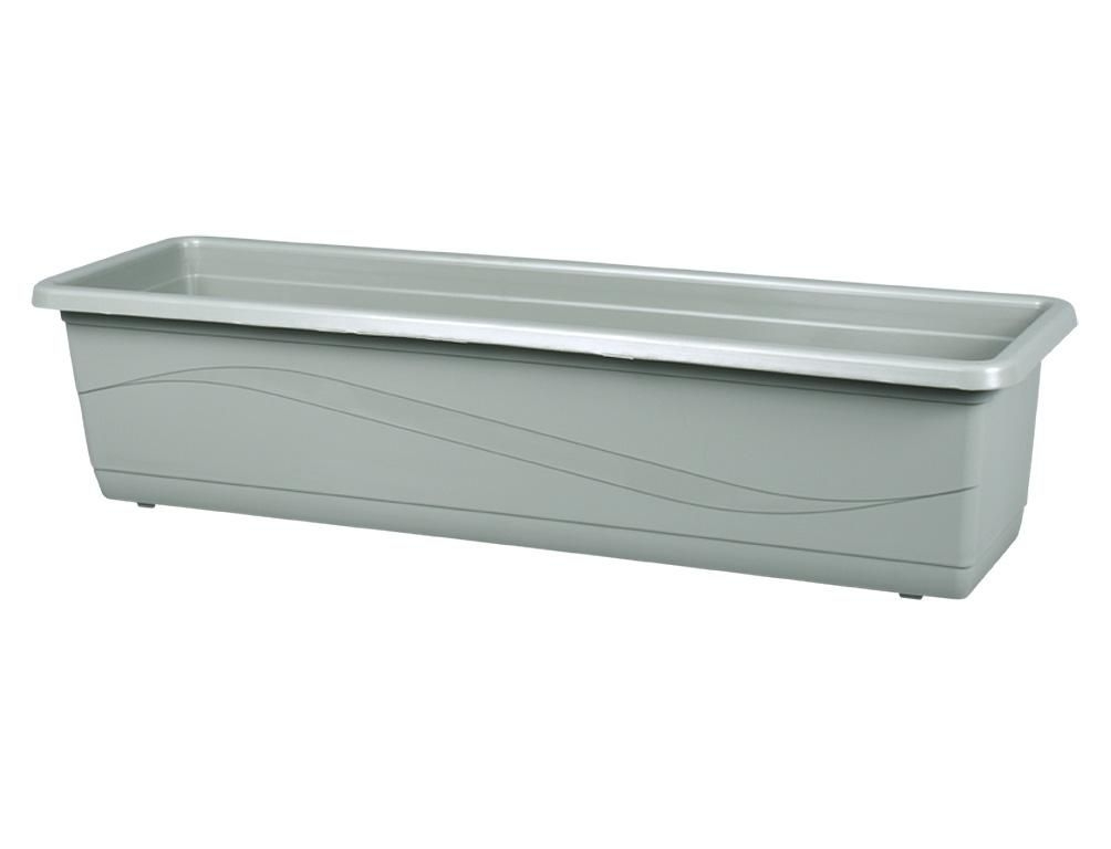 Domácnost a Zahrada - Truhlík LOBELIA MODERN plastový sv.zelený mat 50cm