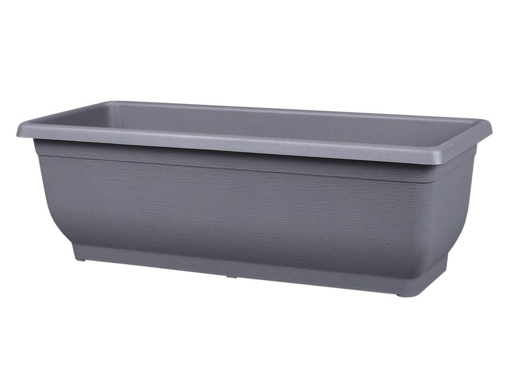 Domácnost a Zahrada - Truhlík samozavlažovací TORENIE MODERN 50cm šedý matný