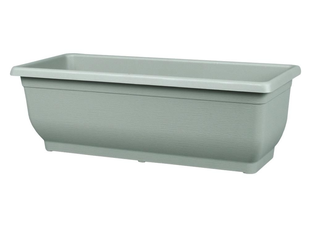 Domácnost a Zahrada - Truhlík samozavlažovací TORENIE MODERN 50cm světle zelený matný