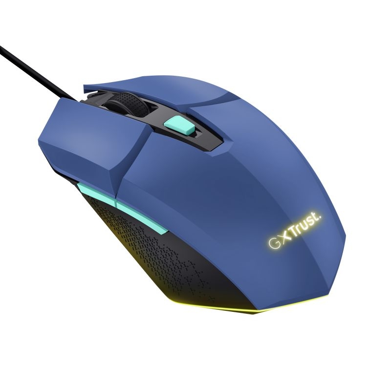 Elektro - TRUST Herní drátová myš GXT109 FELOX modrá