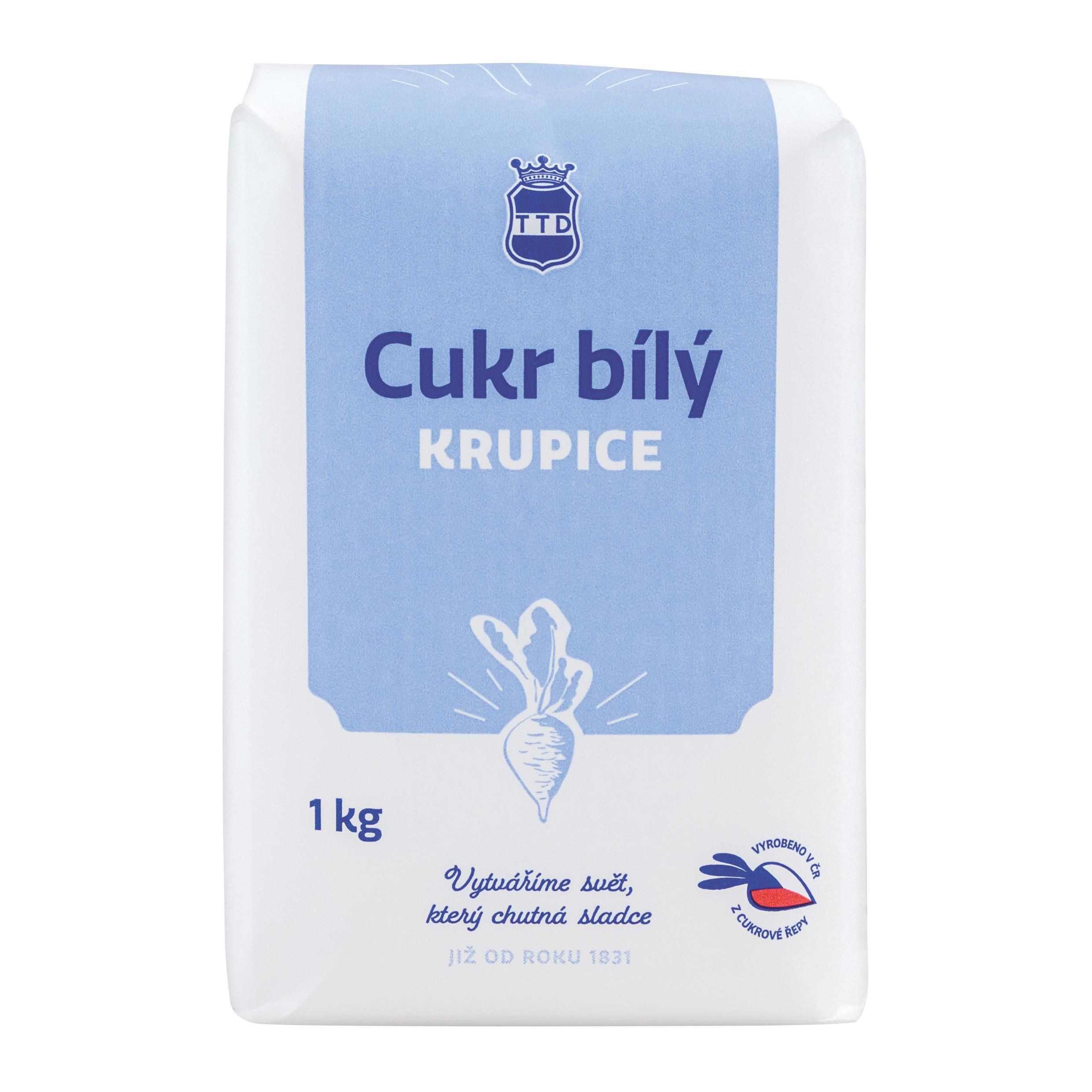 Trvanlivé potraviny - TTD Cukr bílý krupice 1 kg