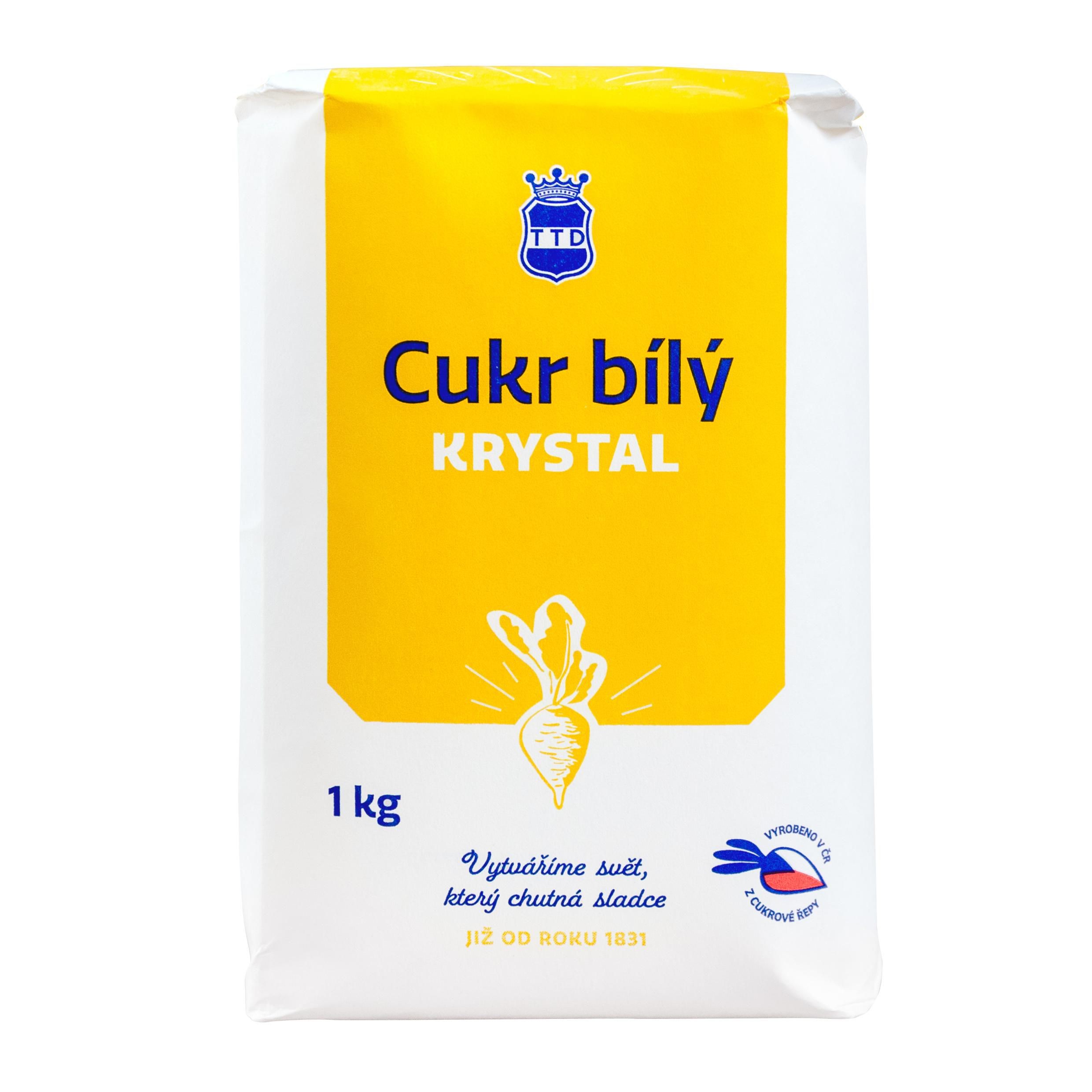 Trvanlivé potraviny - TTD Cukr Krystal bílý 1 kg