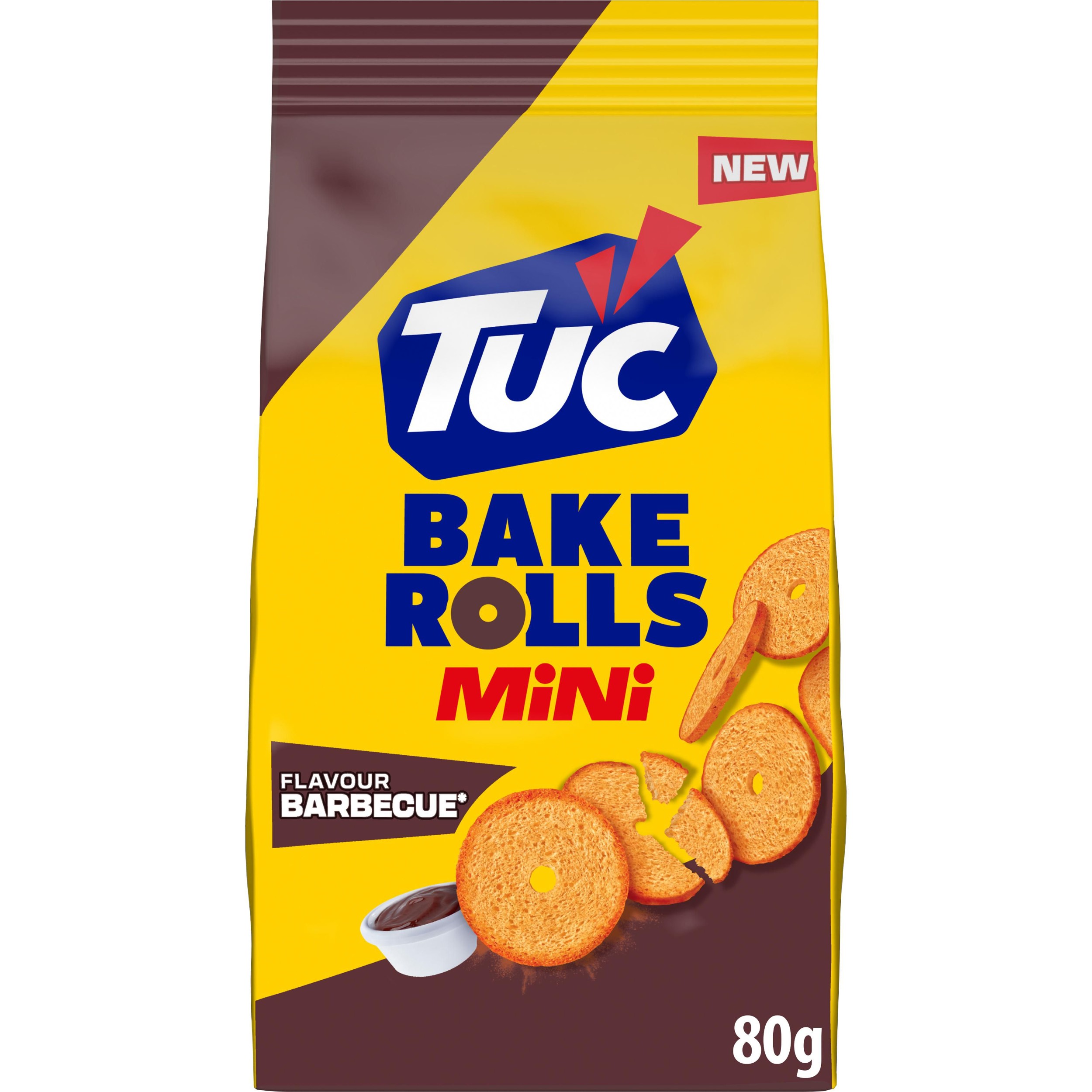 Trvanlivé potraviny - Tuc Bake Rolls Mini BBQ 80g