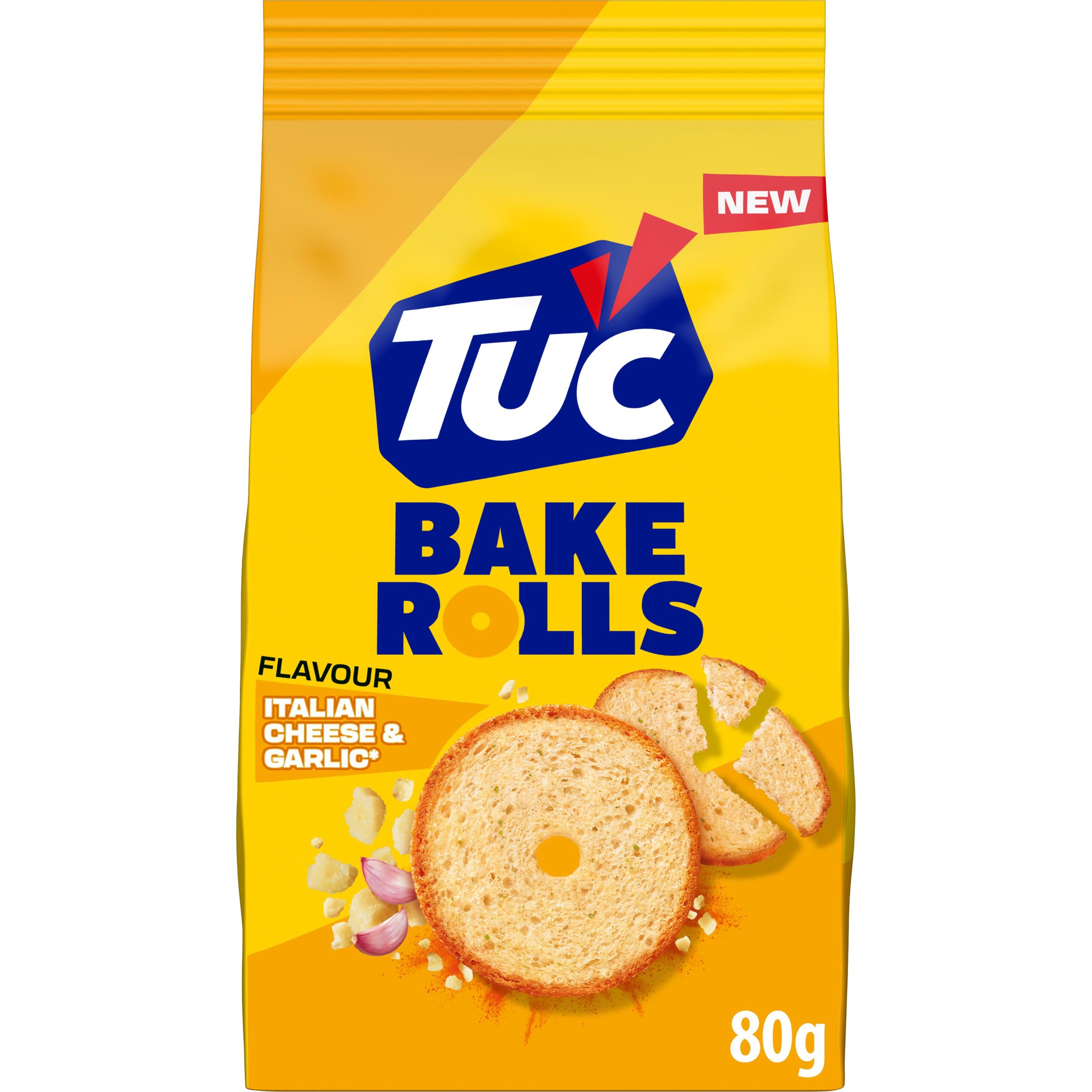 Tuc Bake Rolls Sýr & Česnek 80g