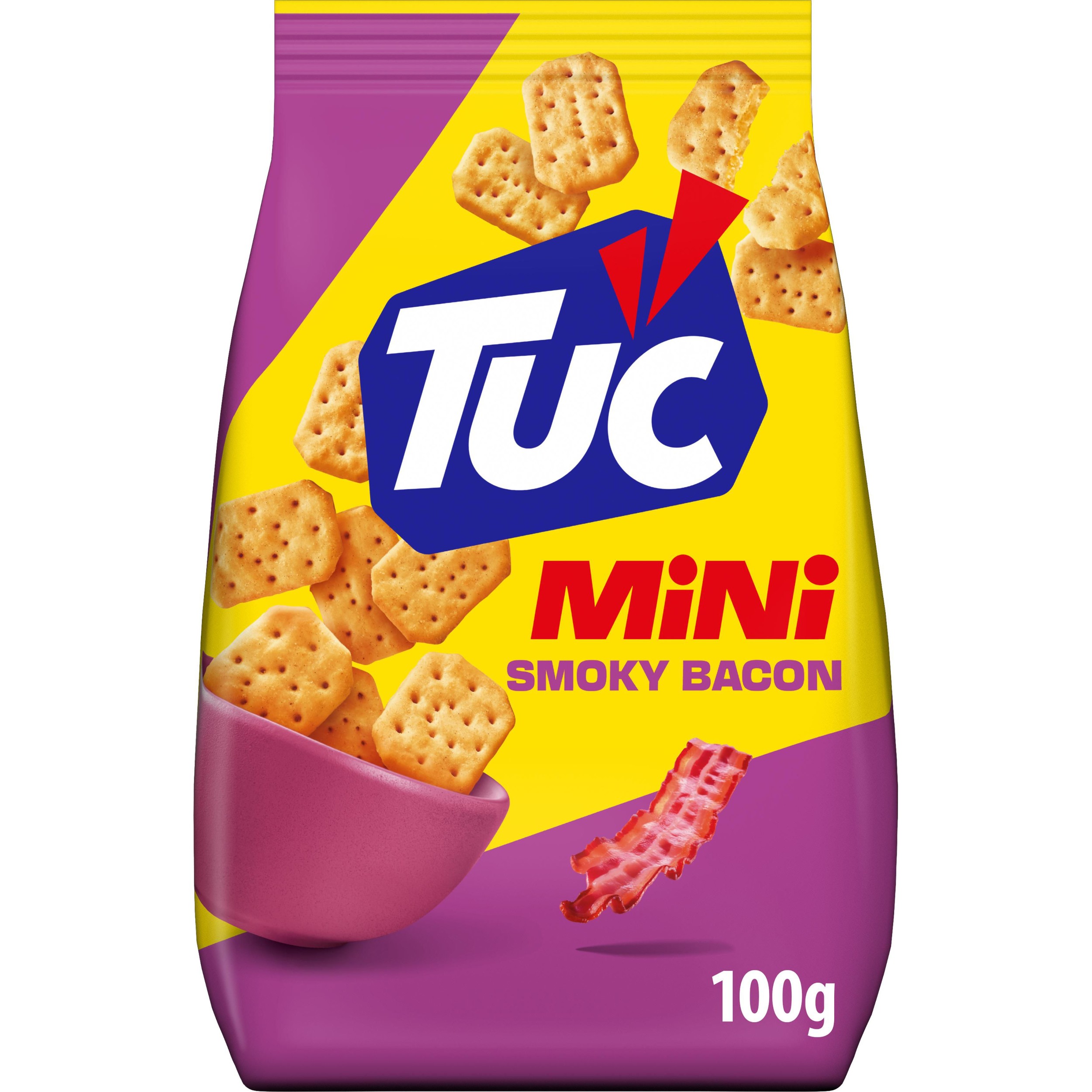 Trvanlivé potraviny - Tuc krekry Mini s příchutí uzené slaniny 100g