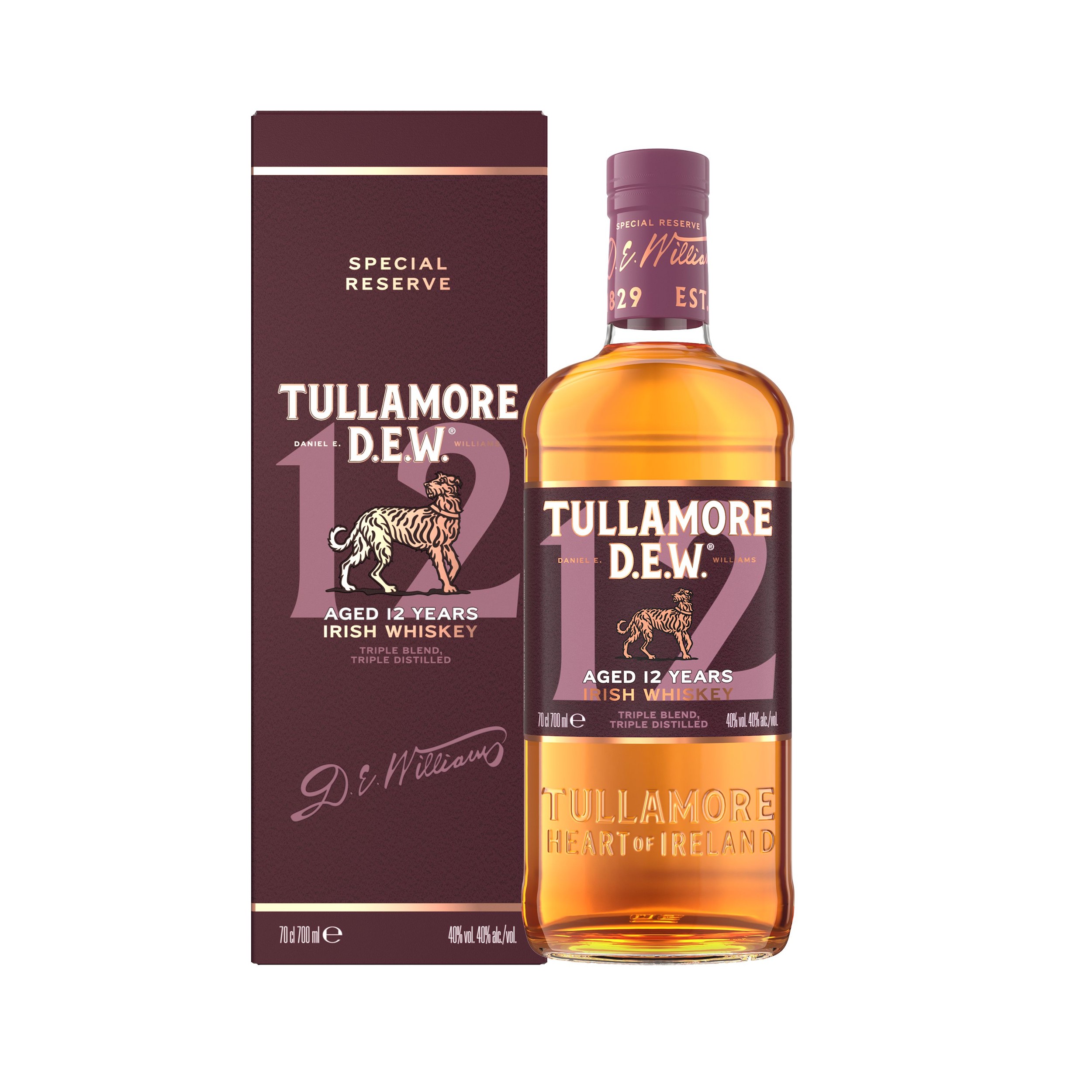 Nápoje - Tullamore D.E.W. 12 Years Old Irish whiskey 0,7l