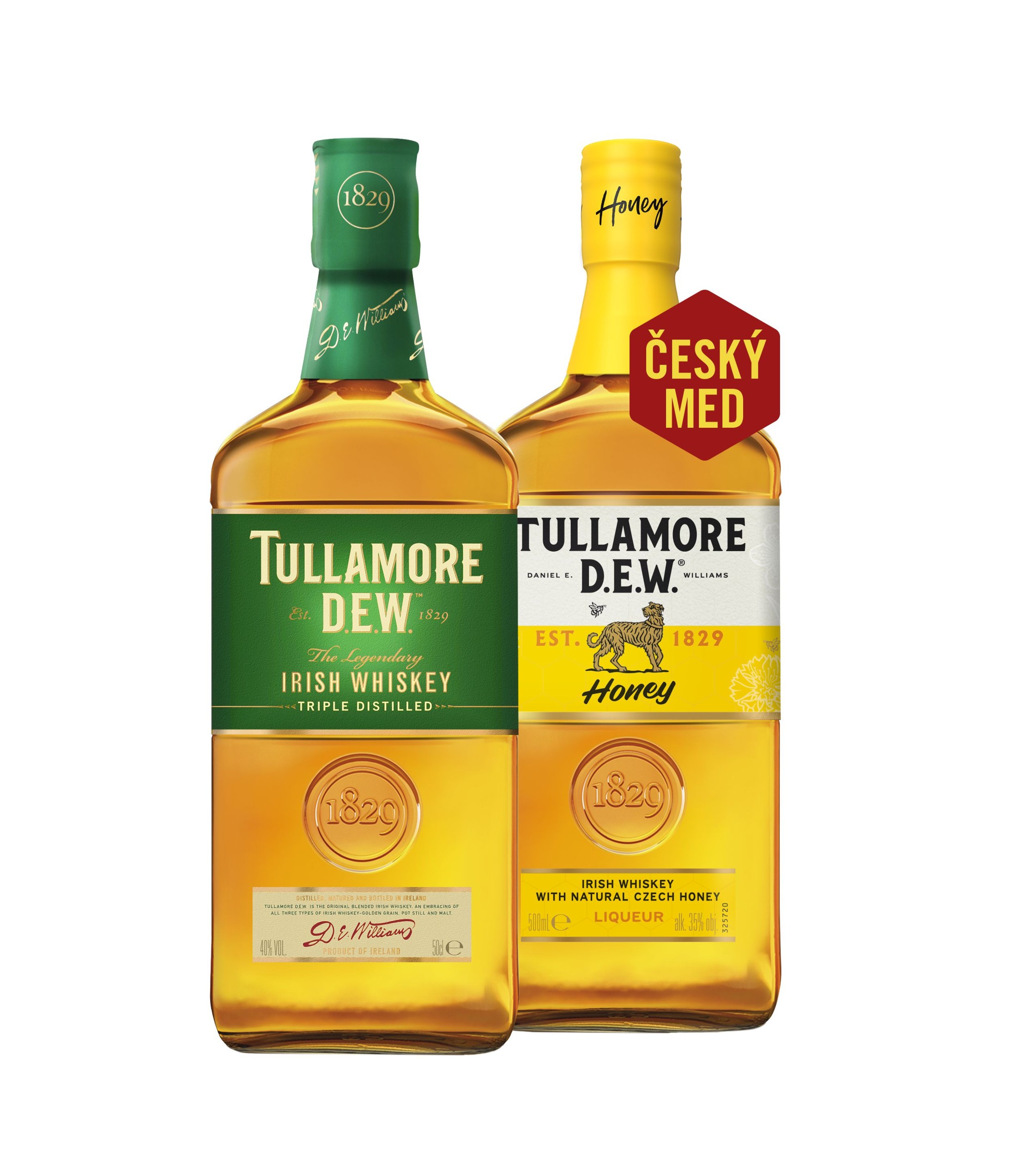Nápoje - Tullamore Dew Honey Český Med 0,5l