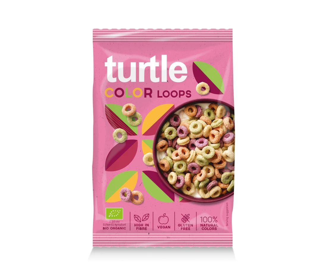 Zdravý svět - Turtle Barevné kroužky bio 40g